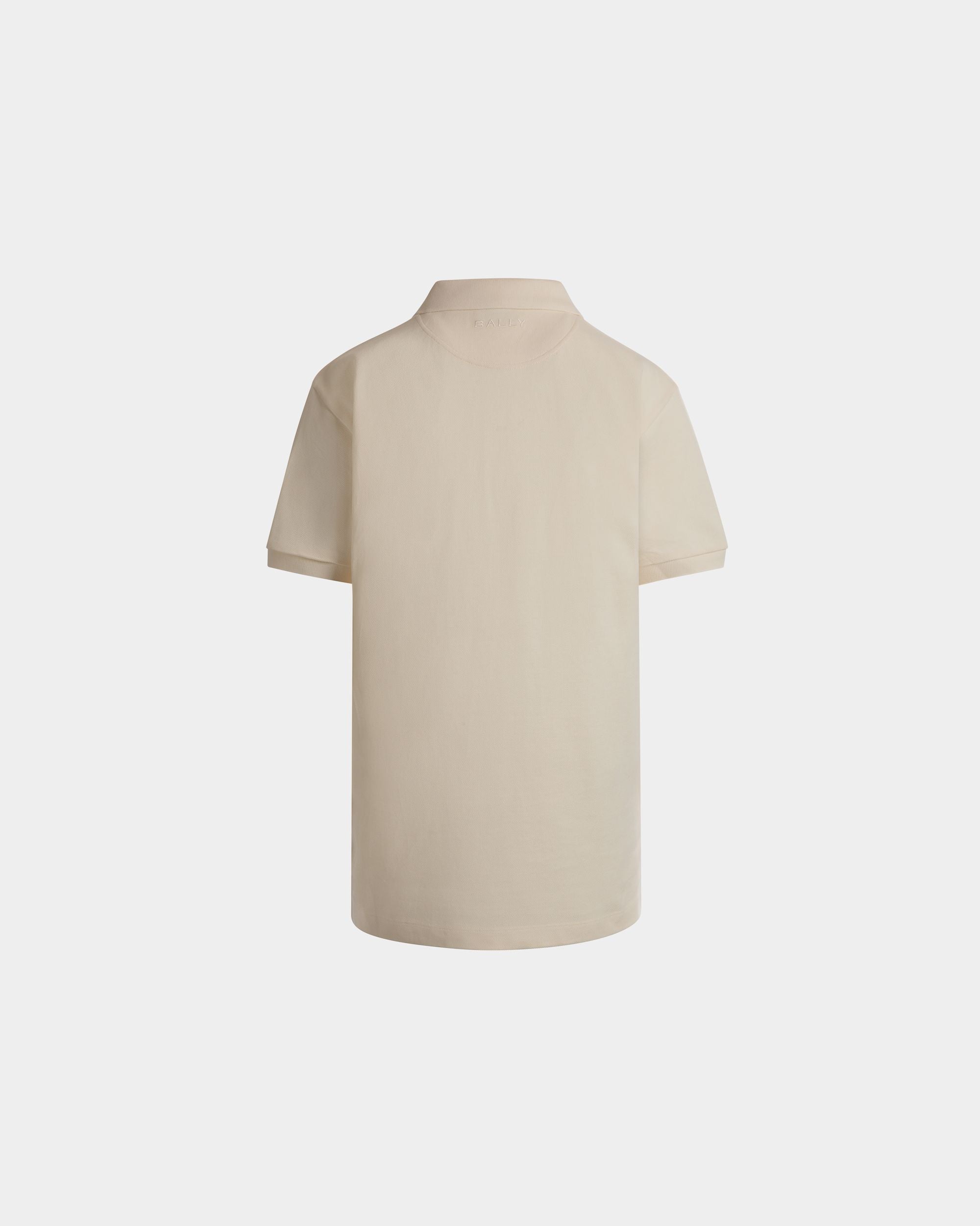 Polo De Algodón Marfil Con Bally Flag - Hombre - Bally - 07