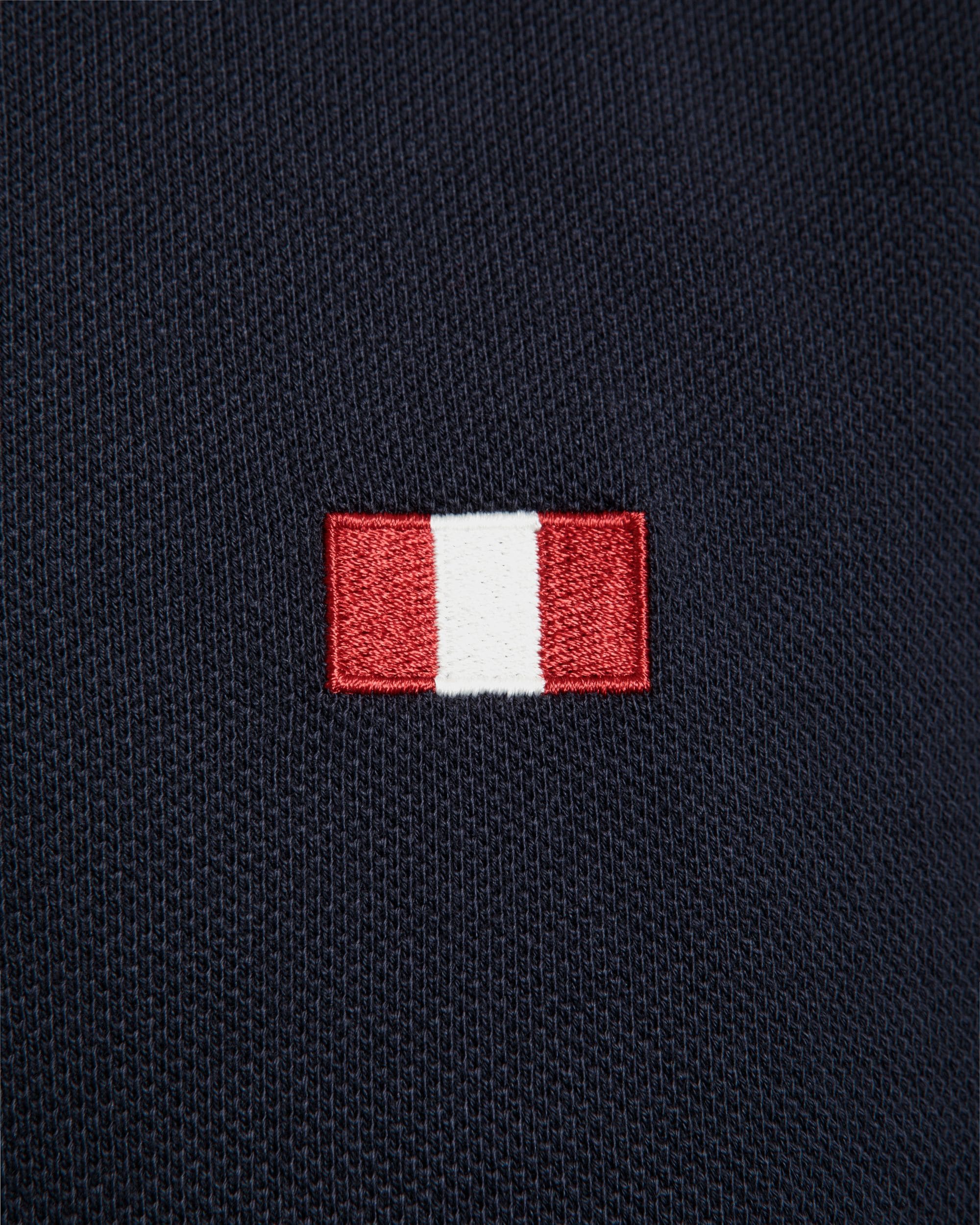 Polo De Algodón Navy Blue Con Bally Flag - Hombre - Bally - 04