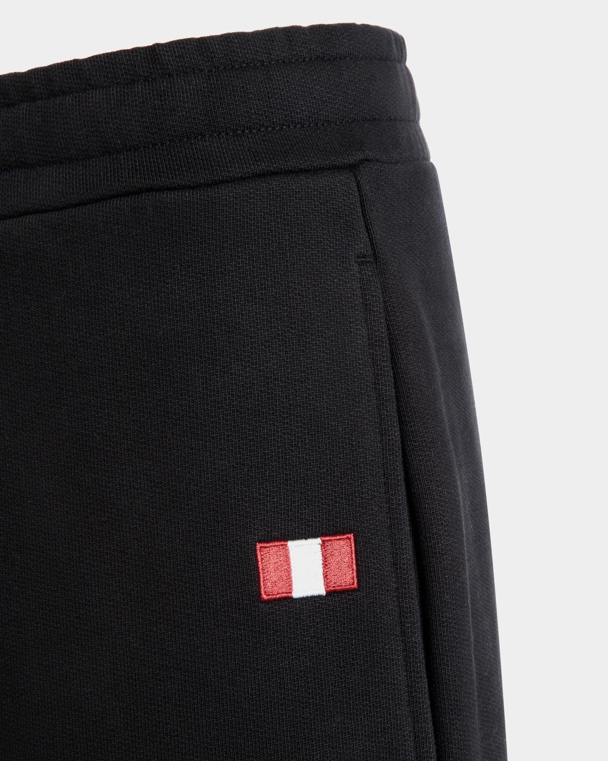 Pantalón De Chándal Con Bally Flag De Algodón Negro - Hombre - Bally - 04