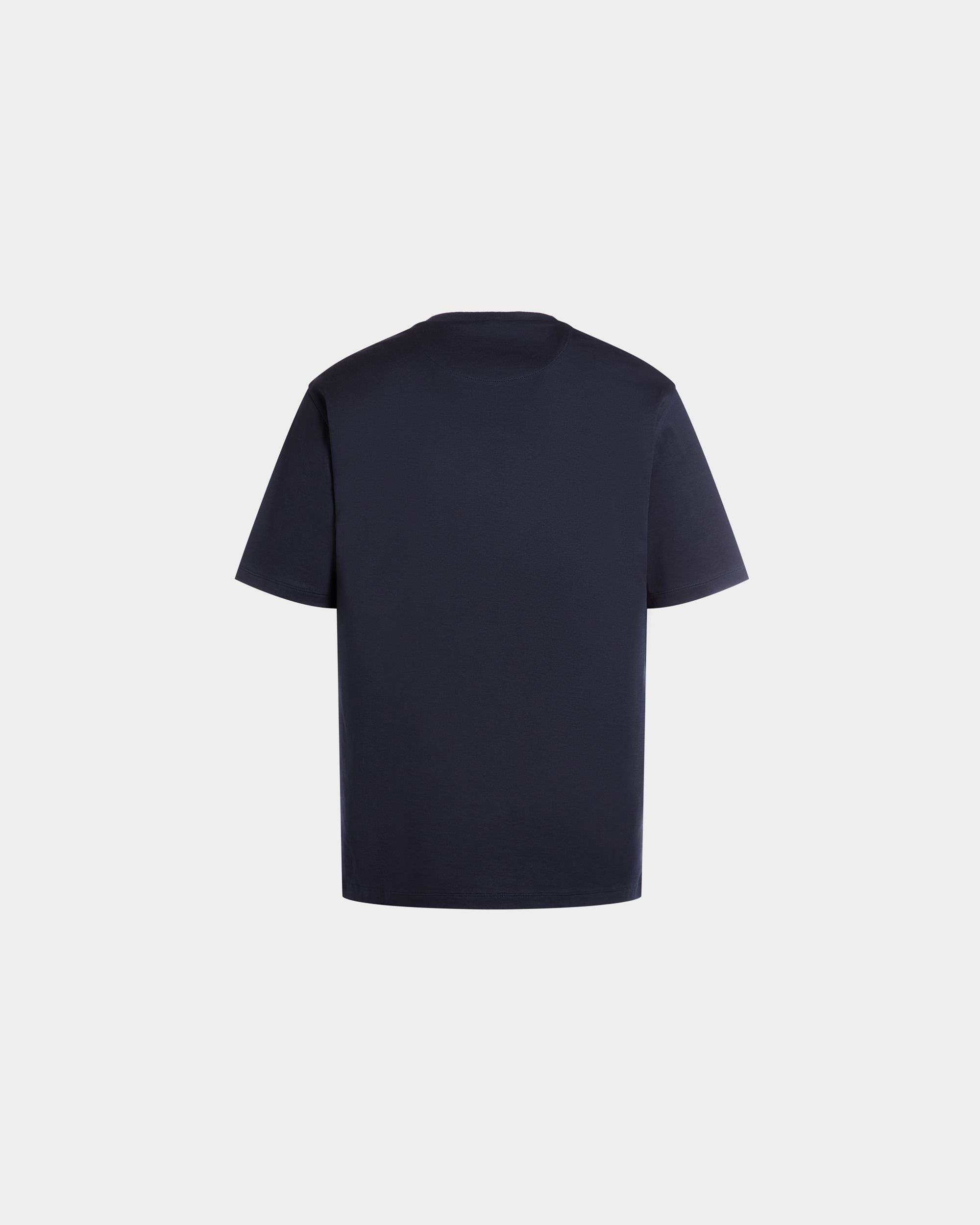 Camiseta De Algodón Navy Blue Con Enchanting Mushrooms - Hombre - Bally - 07