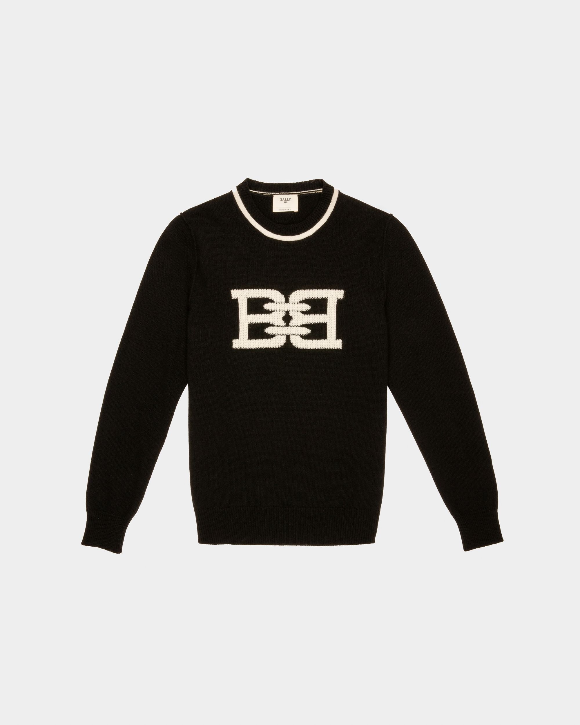 Jersey B-Chain Prenda En Lana Y Cachemir De Color Negro - Hombre - Bally - 01