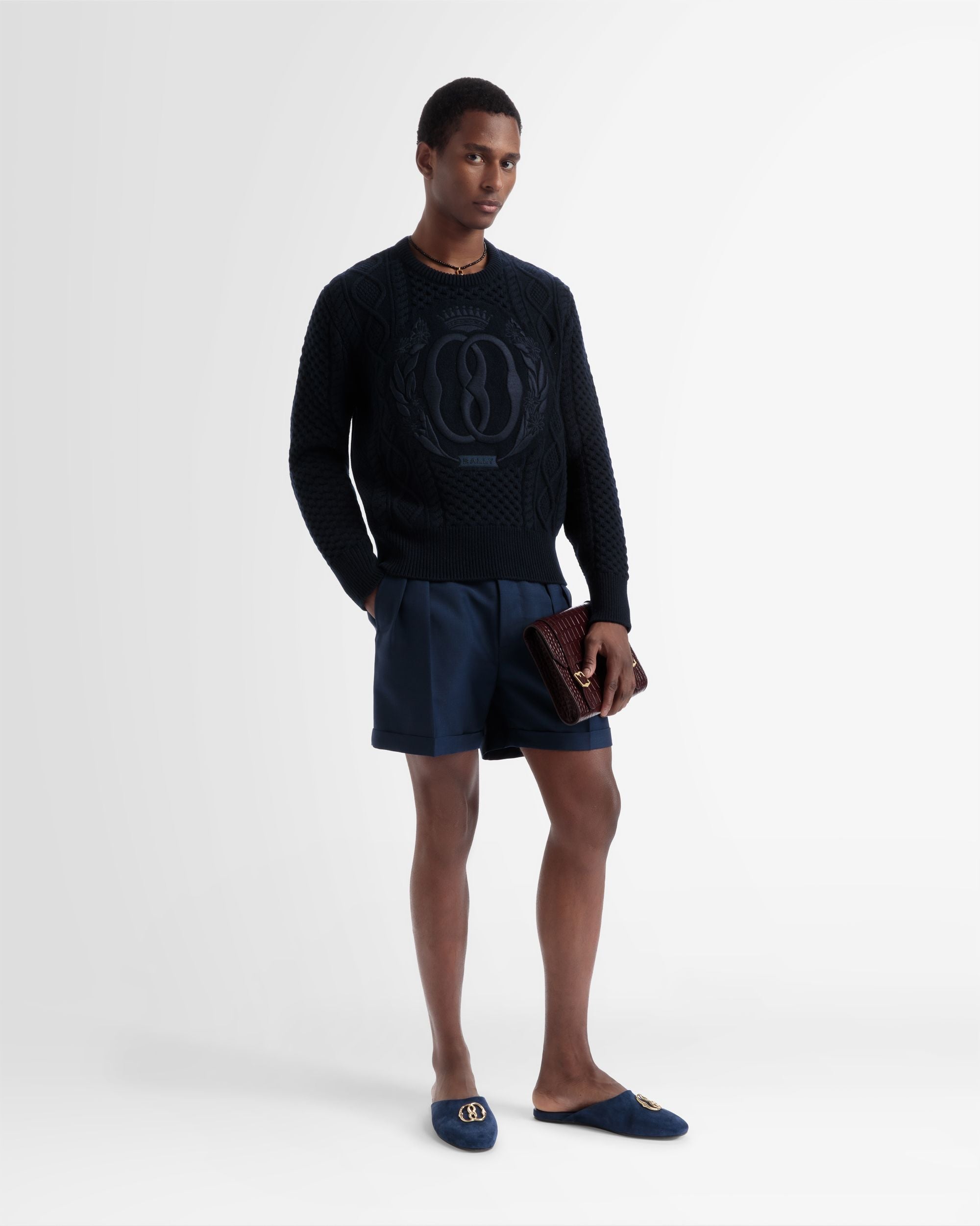 Jersey De Punto Con Cuello Redondo - Hombre - Bally - 02