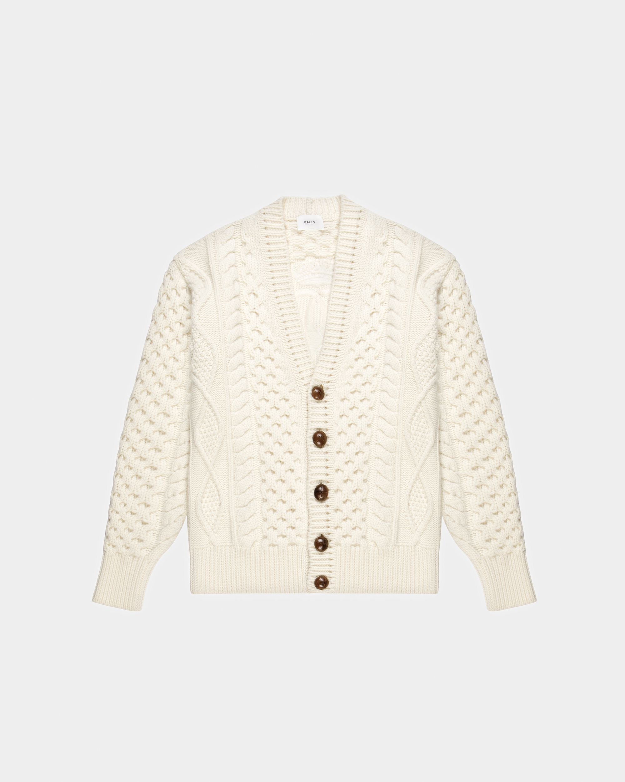 Cárdigan De Punto Con Cuello De Pico - Hombre - Bally - 01