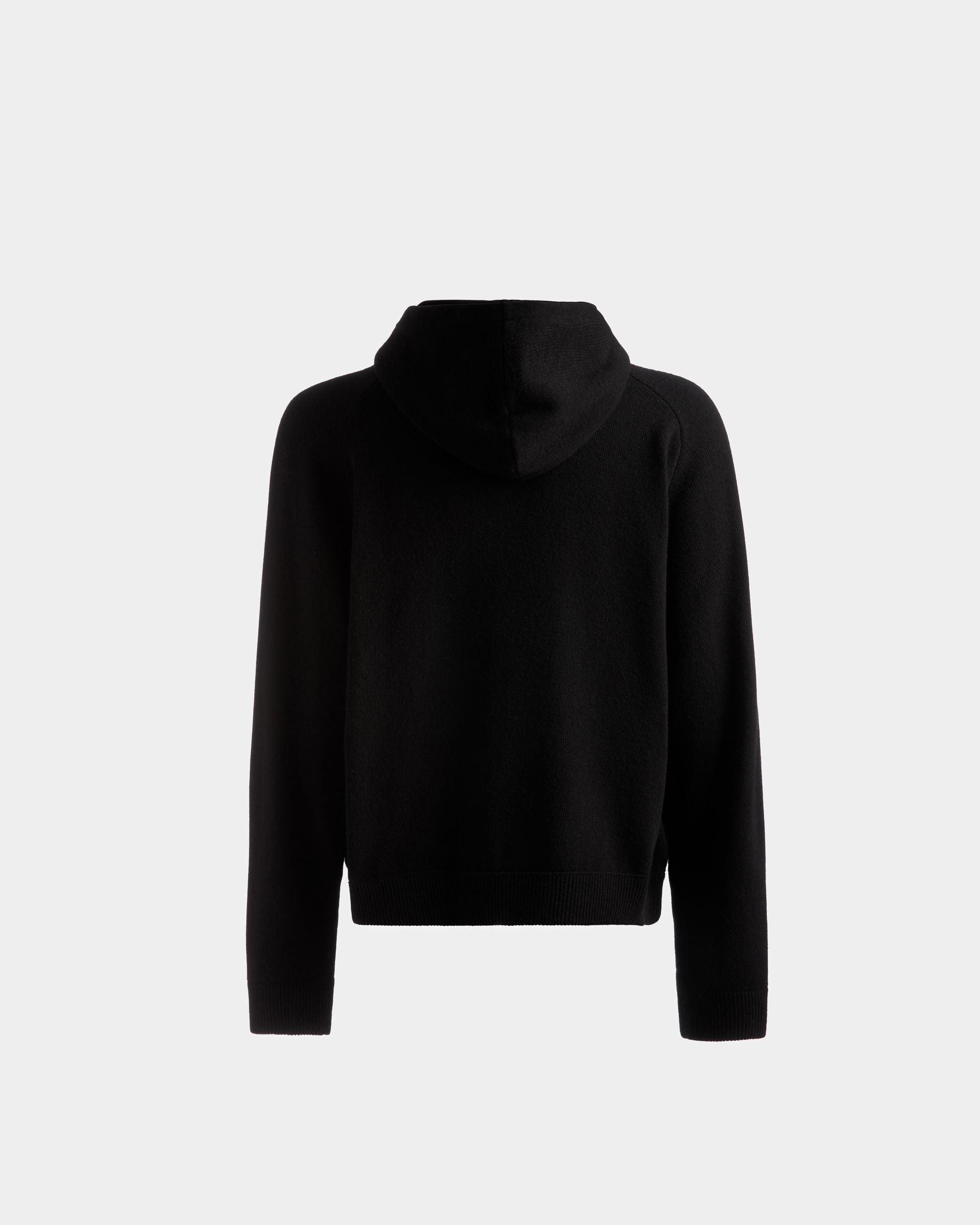 Sudadera De Lana Azul Marino Y Cachemira - Hombre - Bally - 02