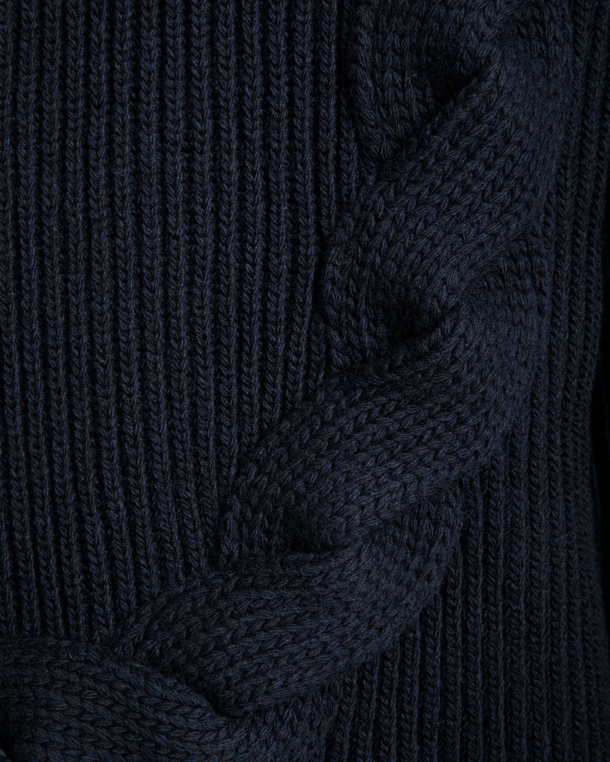 Adrien Brody Travel Collection Crewneck Sweater In Navy Blue Wool - Men's - Bally - 06