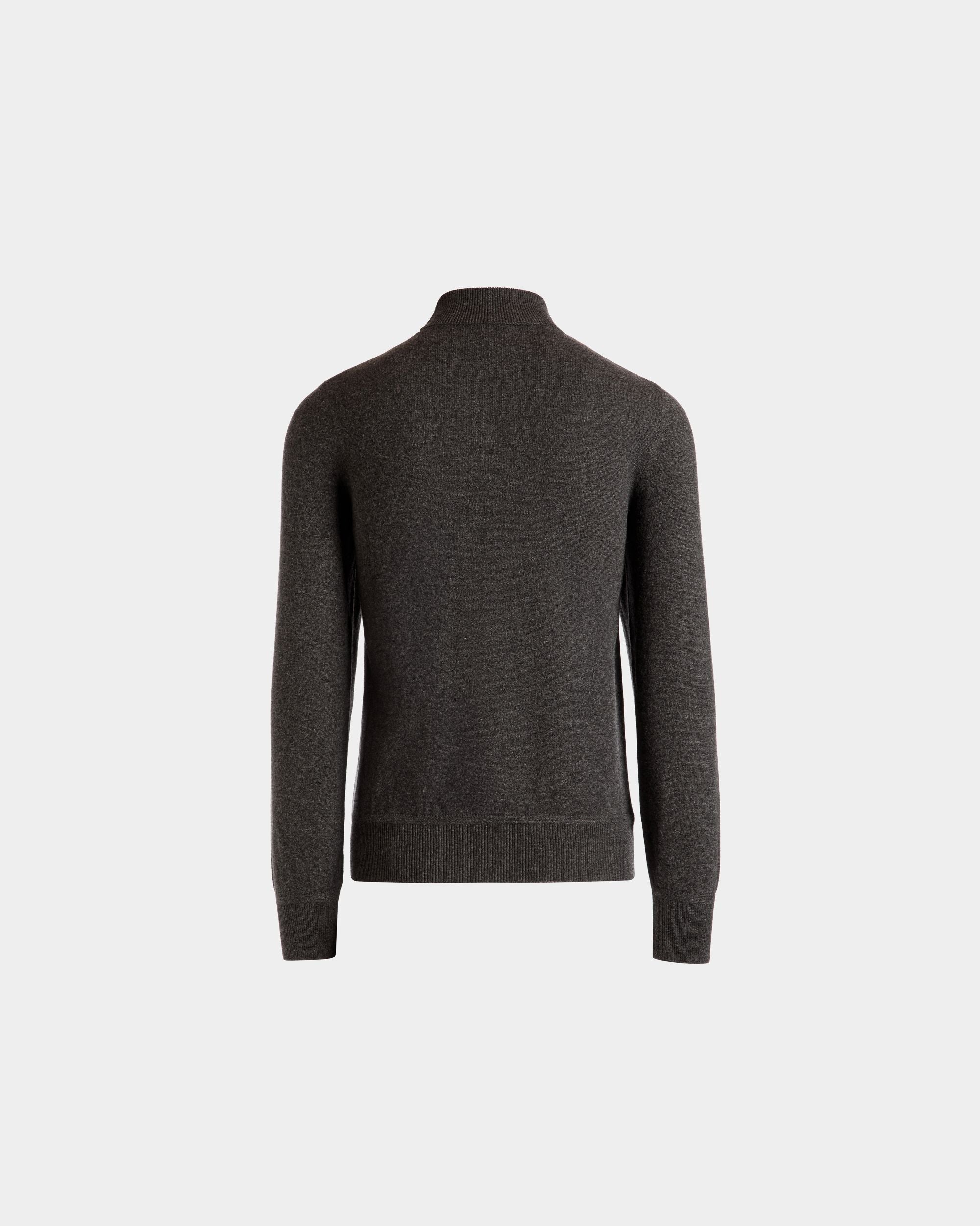 Adrien Brody Travel Collection Turtleneck In Dark Grey Cashmere - Men's - Bally - 09