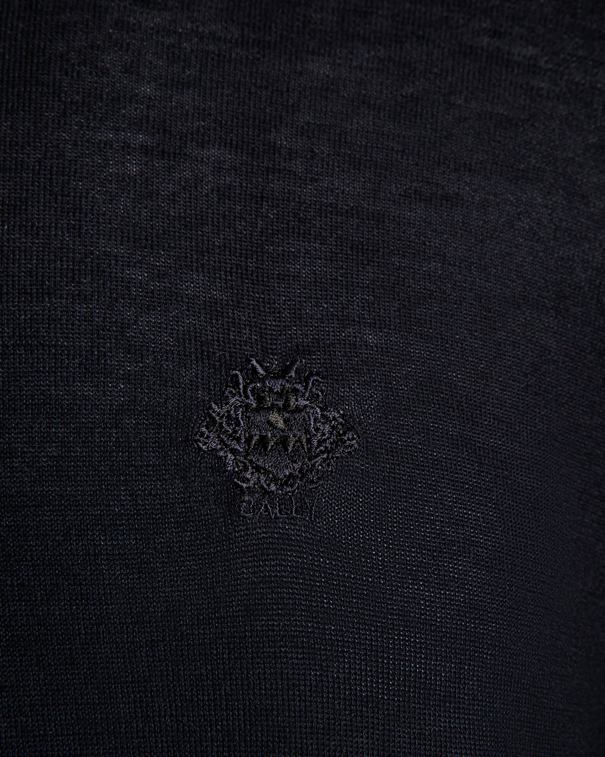 Adrien Brody Travel Collection Crewneck Sweater In Navy Blue Cashmere - Men's - Bally - 05