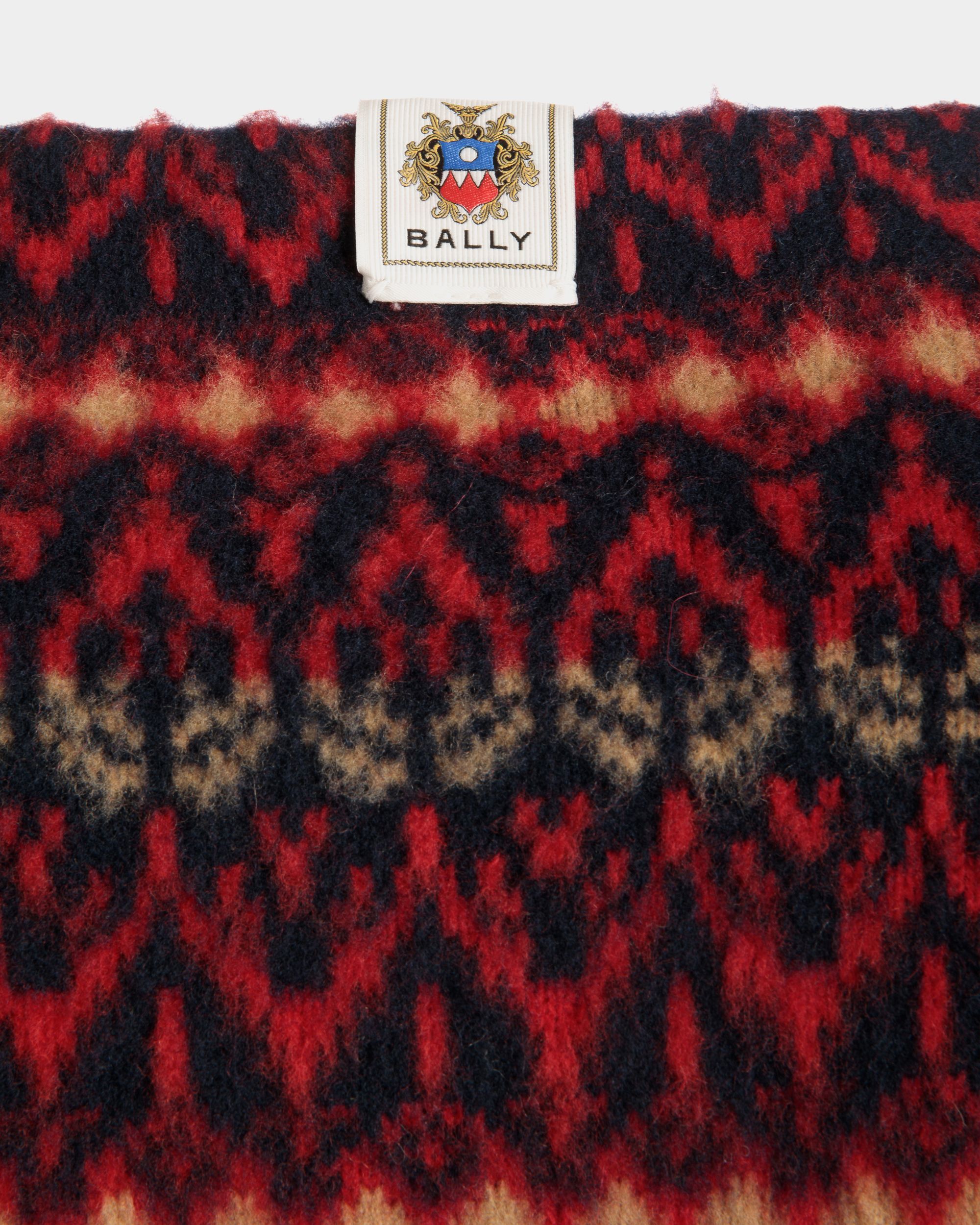 Jersey De Cuello Redondo De Lana Multicolor - Hombre - Bally - 02