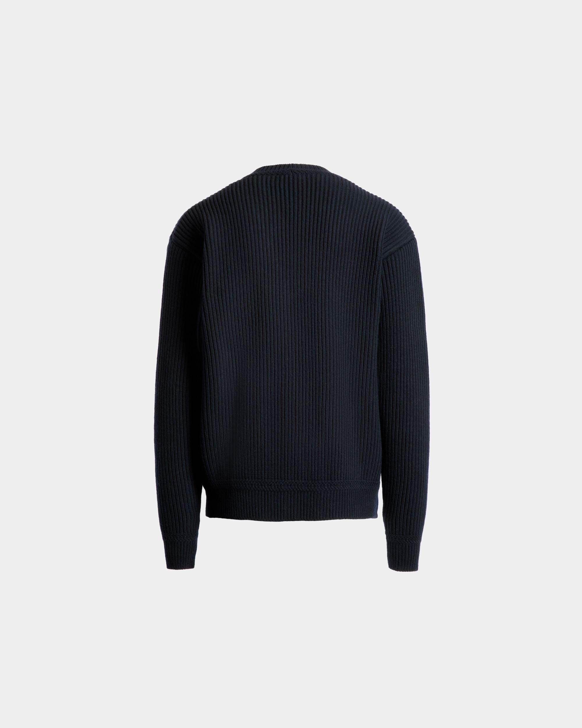 Cárdigan De Lana Navy Blue - Hombre - Bally - 03