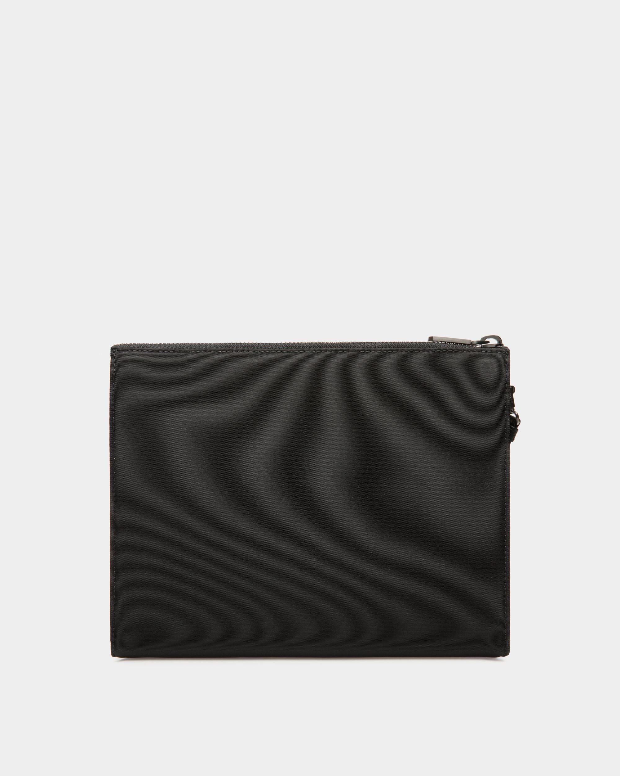 Adrien Brody Travel Collection Pochette In Black And Yellow Nylon - Men's - Bally - 02