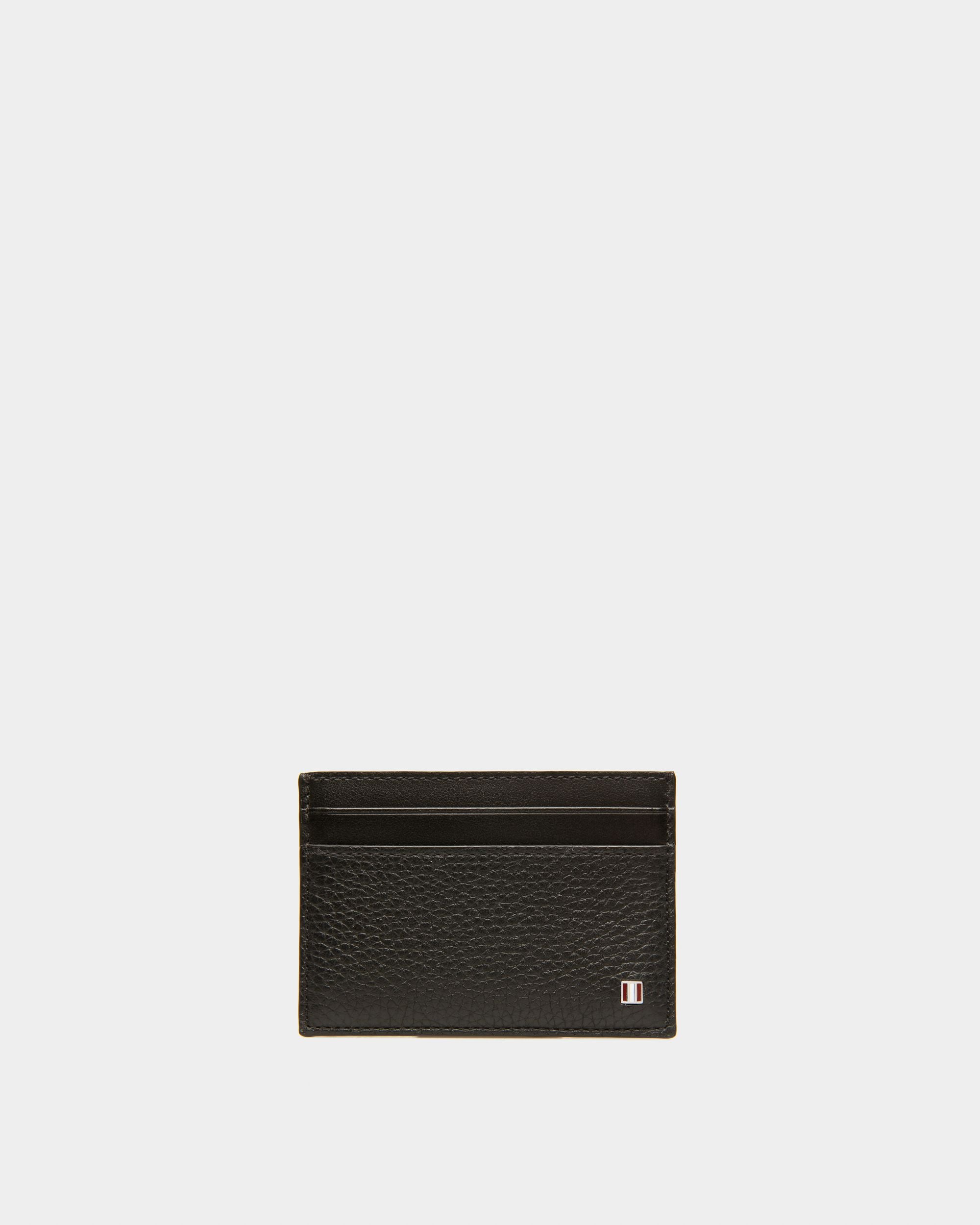 Bhar Tarjetero En Piel De Color Negro - Hombre - Bally - 01
