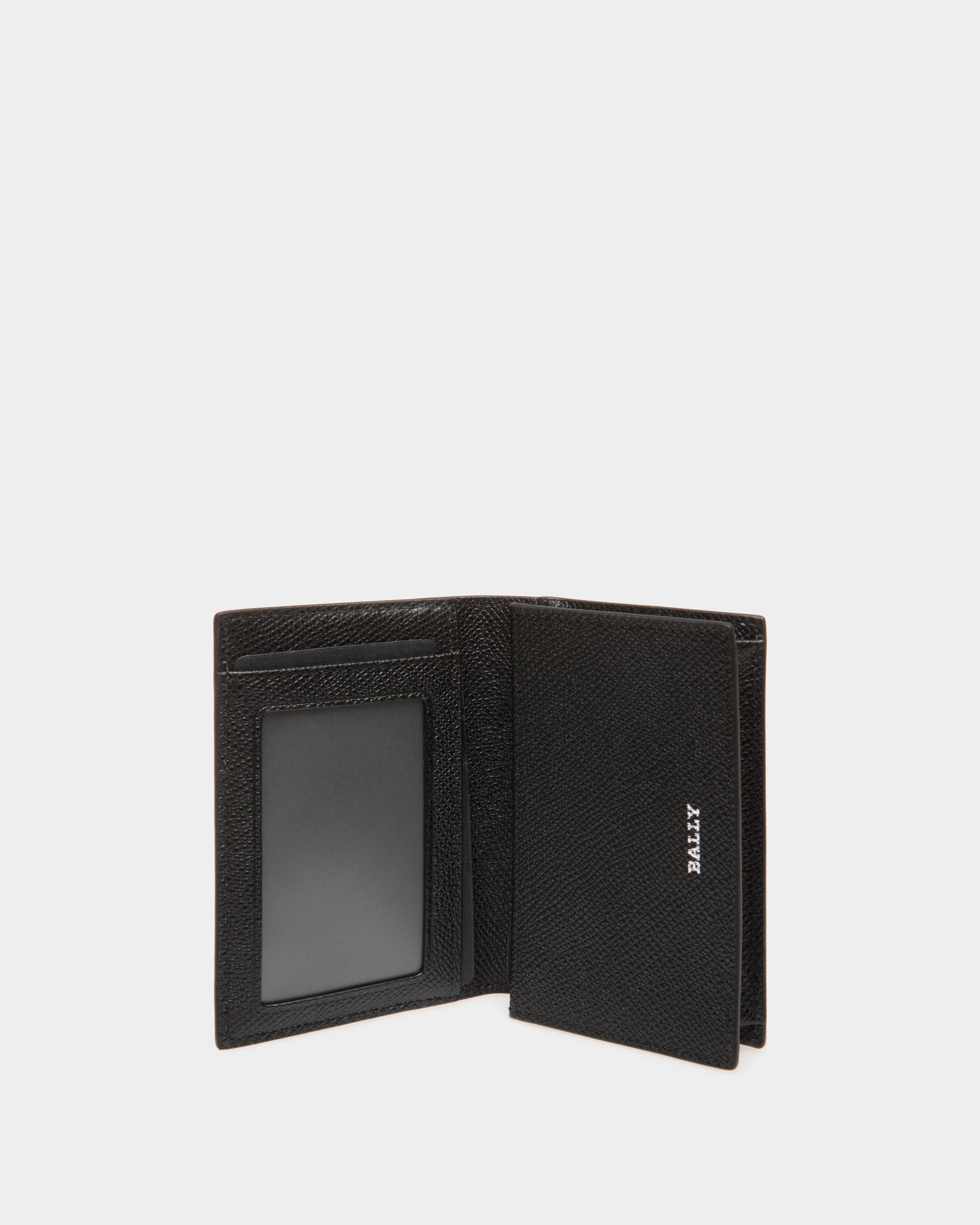 Business Card Holder In Black Bovine - Men's - Bally - 03