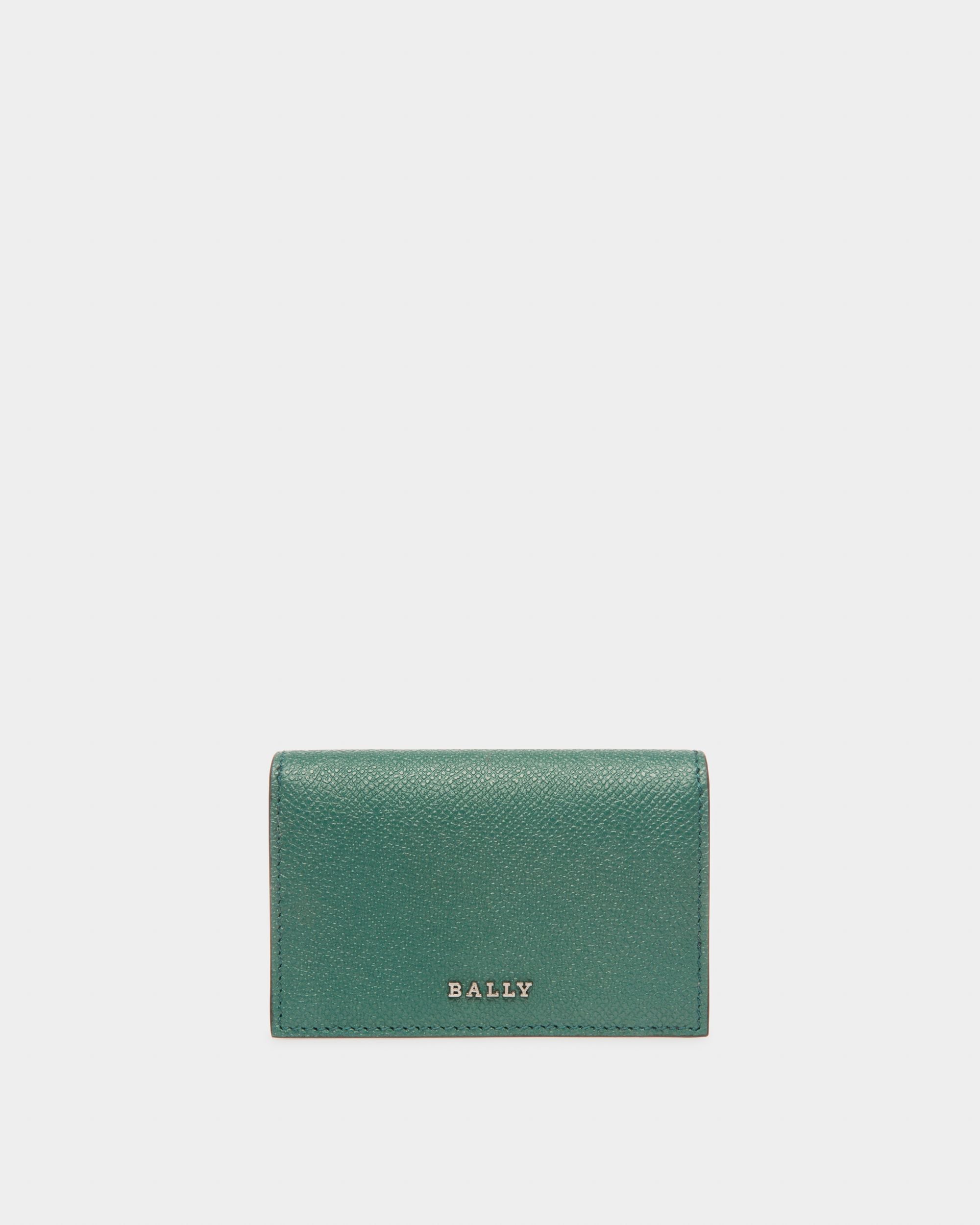 Balee Tarjetero Ejecutivo En Cuero De Color Verde - Hombre - Bally - 01