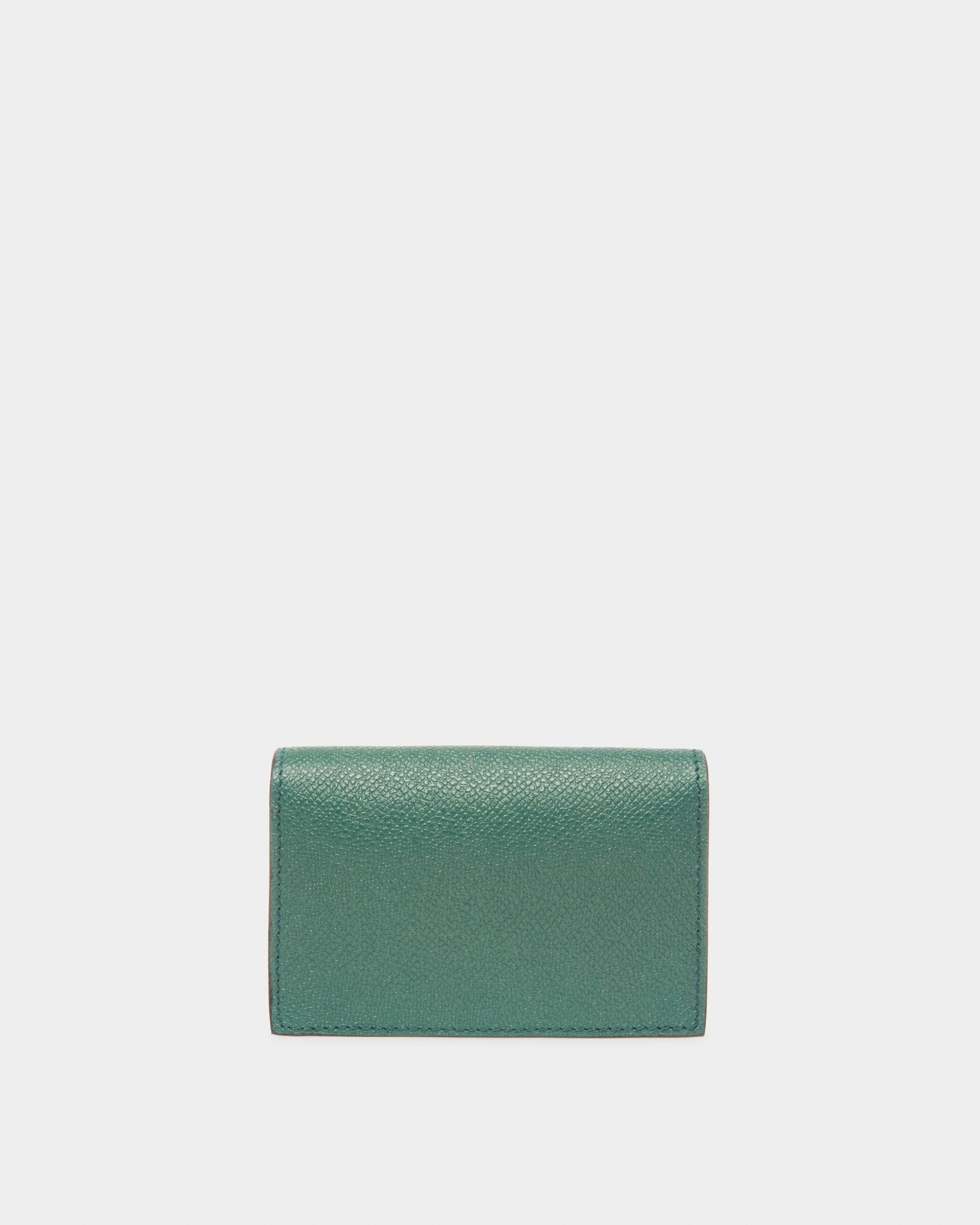 Balee Tarjetero Ejecutivo En Cuero De Color Verde - Hombre - Bally - 02