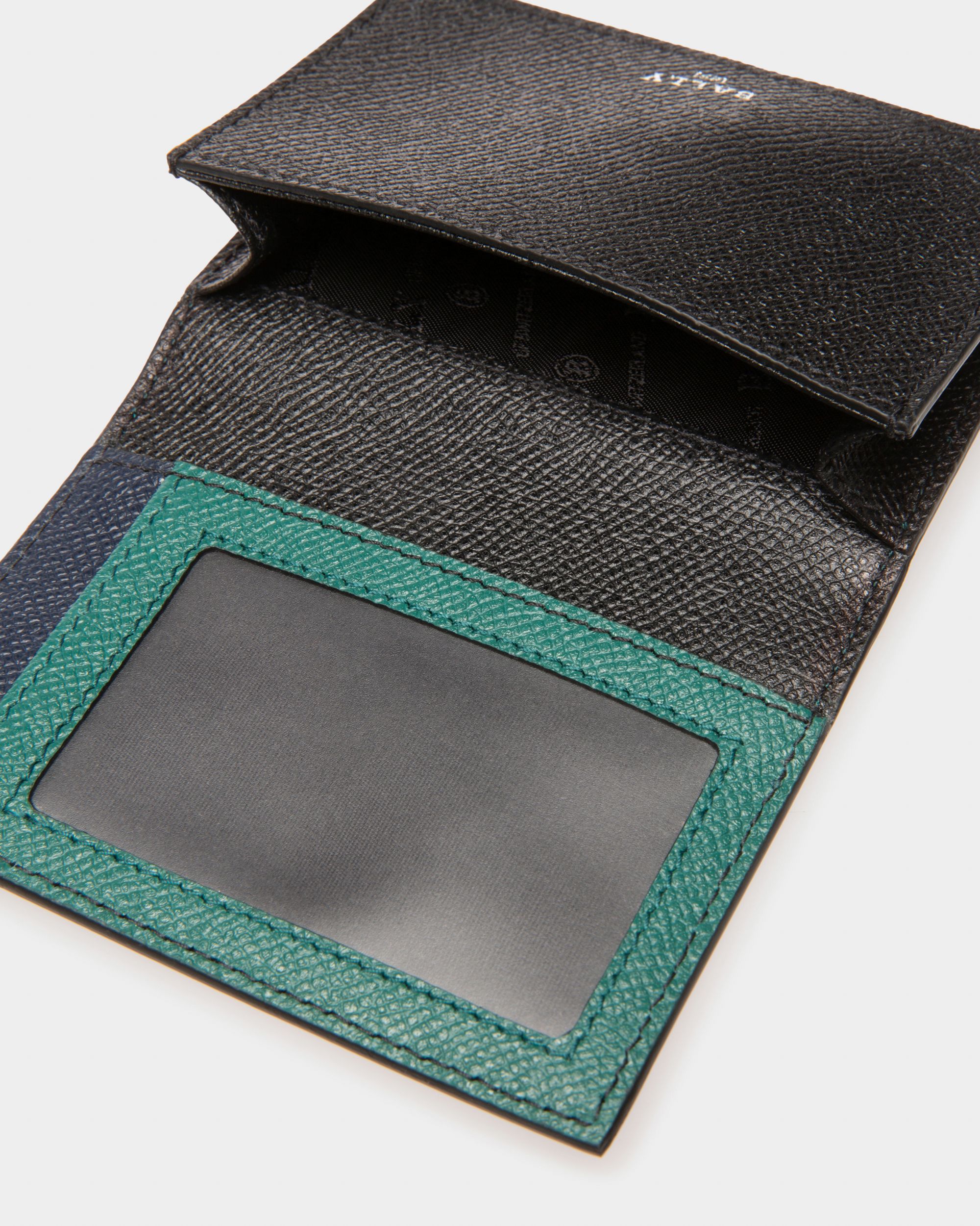Balee Tarjetero Ejecutivo En Cuero De Color Verde - Hombre - Bally - 04