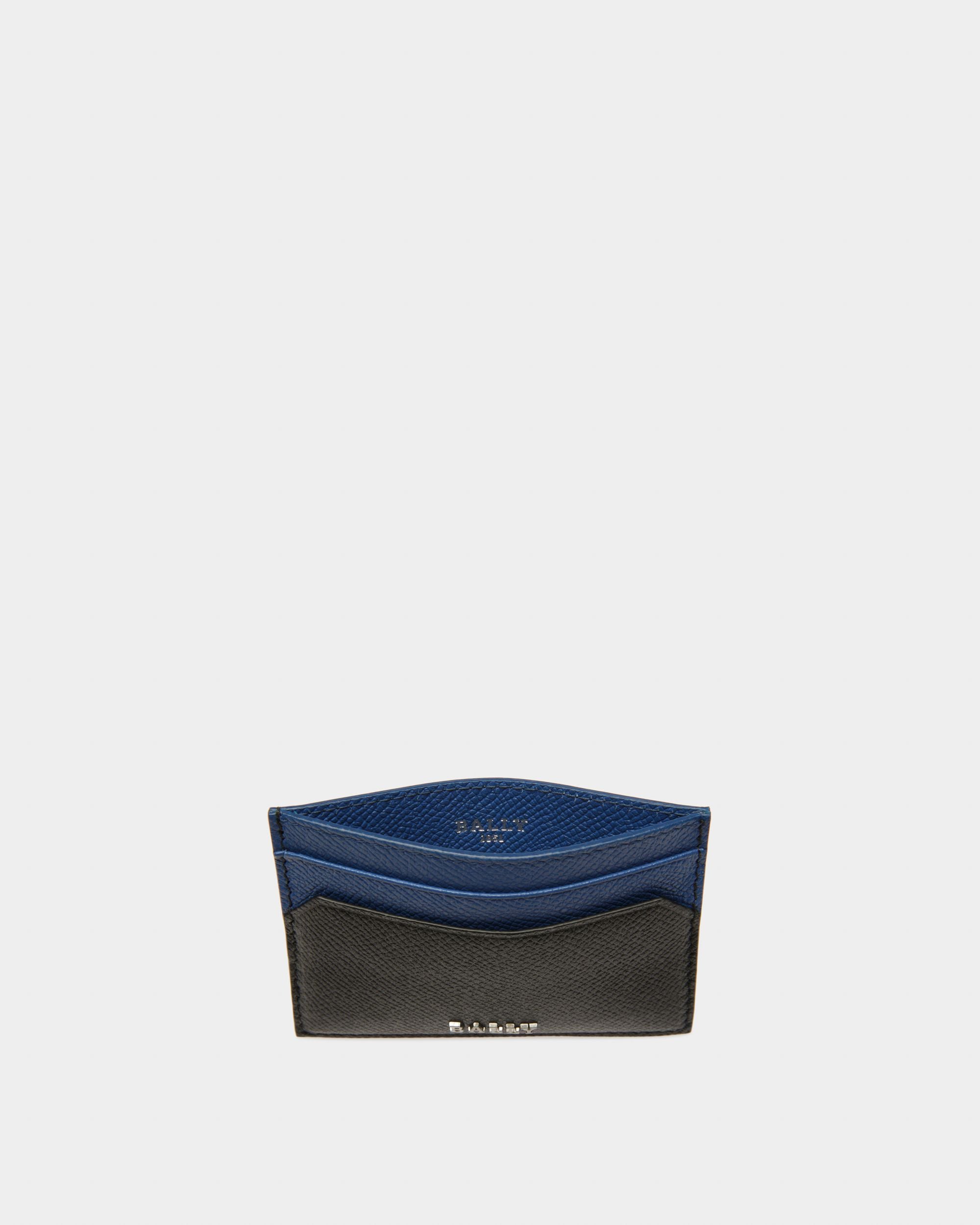 Bhar Tarjetero De Piel En Negro Y Azul - Hombre - Bally - 03