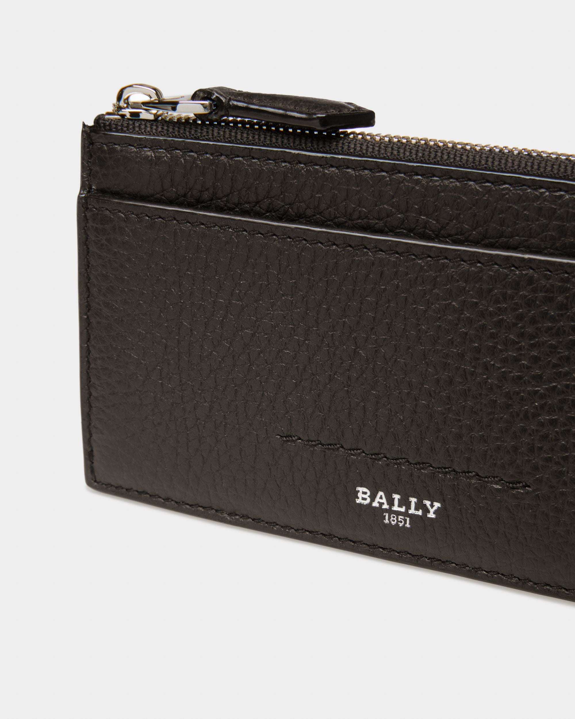 Sythom Tarjetero Ejecutivo De Piel En Negro - Hombre - Bally - 04