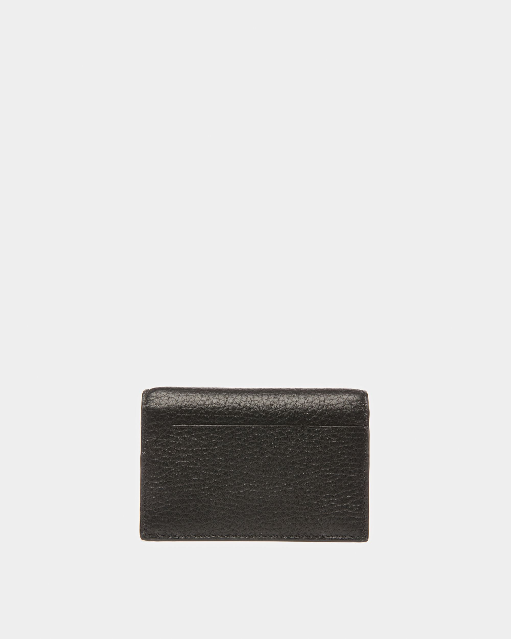 Screnty Tarjetero De Piel Granulada En Negro - Hombre - Bally - 02