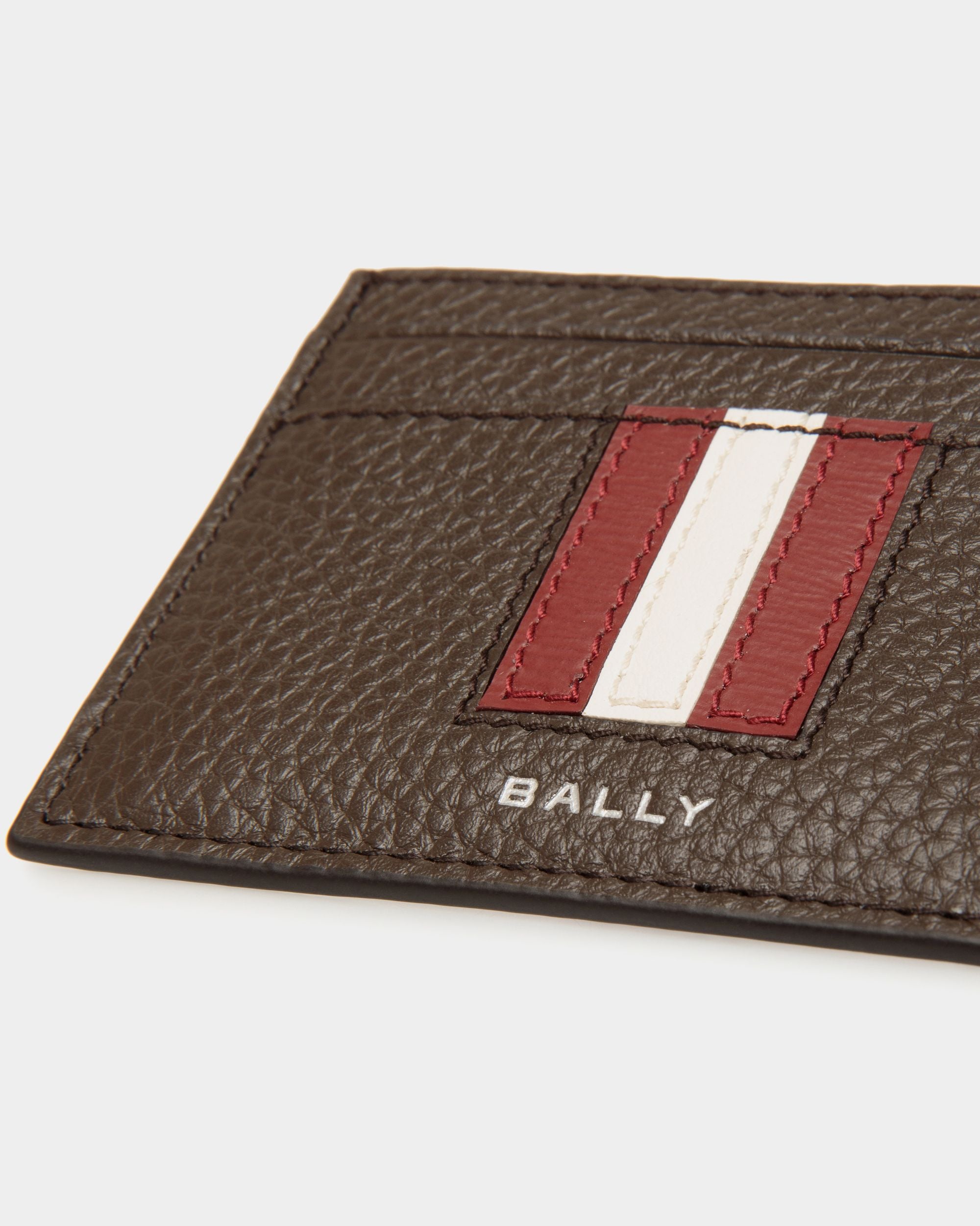 Tarjetero Ribbon De Piel Ébano - Hombre - Bally - 04