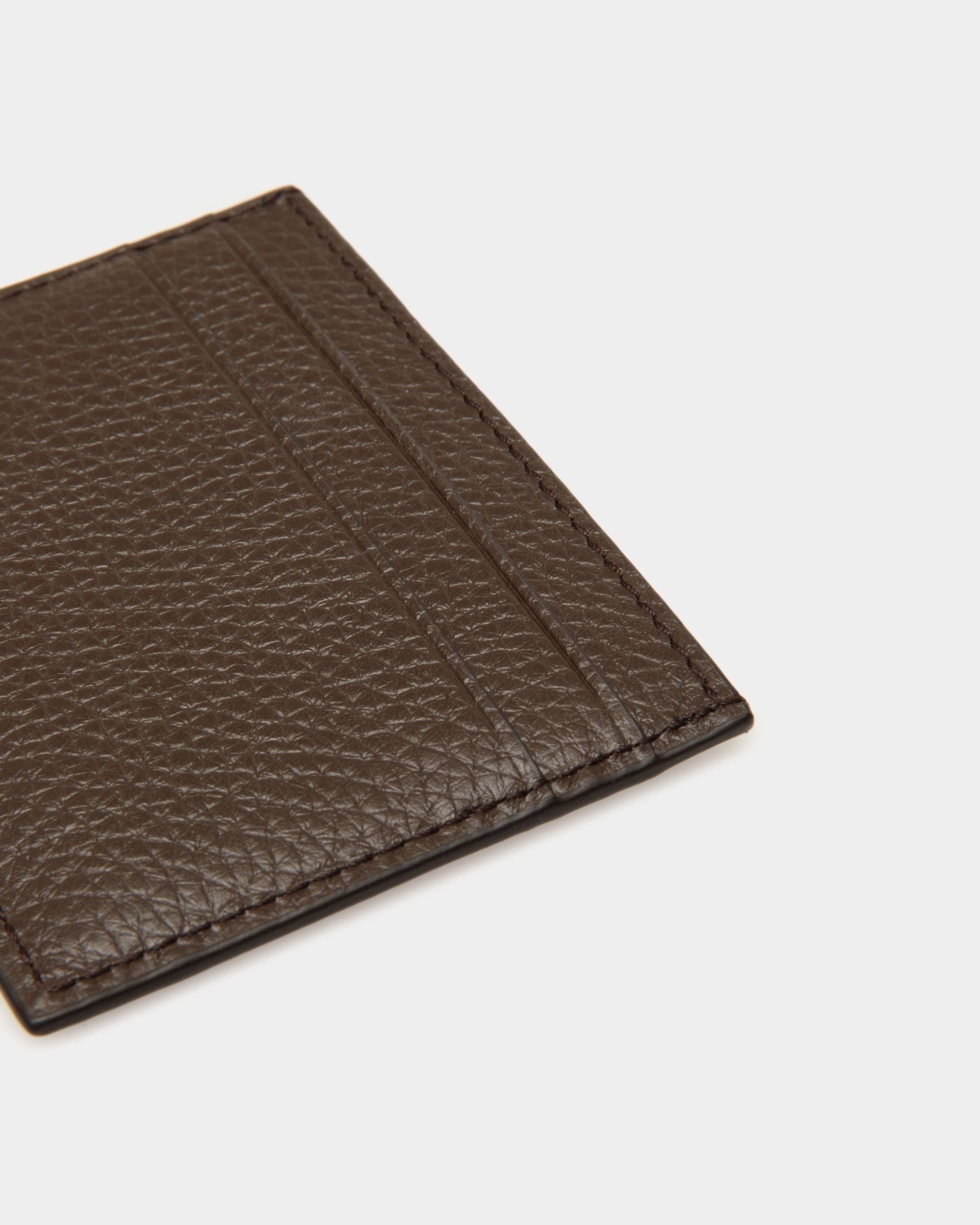 Tarjetero Ribbon De Piel Ébano - Hombre - Bally - 05