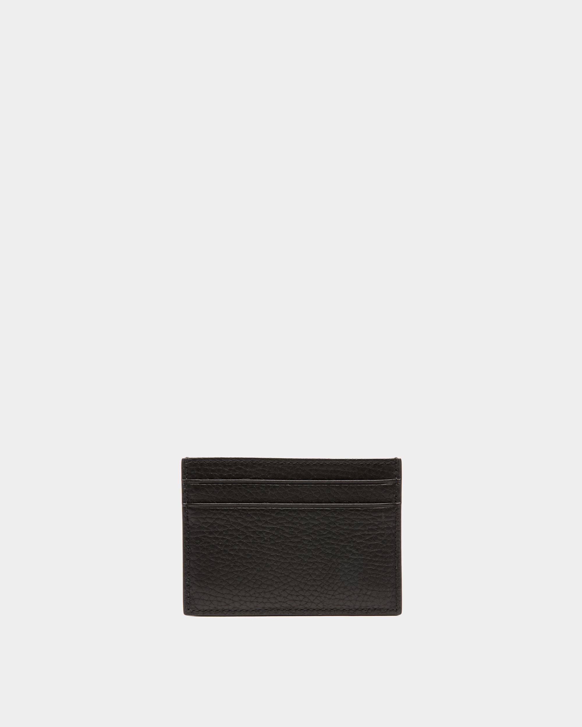 Tarjetero Ribbon De Piel Granulada En Negro - Hombre - Bally - 02