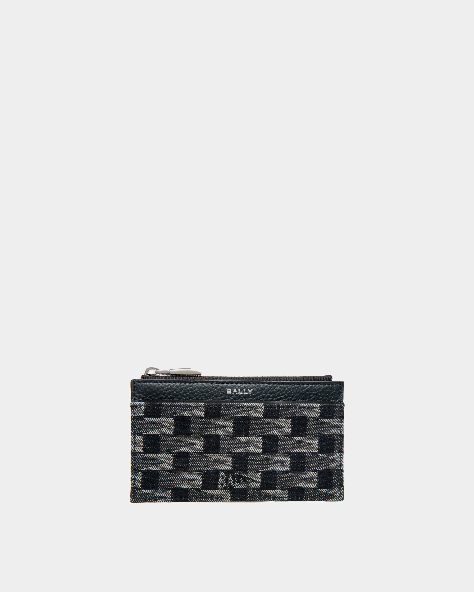 Tarjetero Monedero Pennant De Denim - Hombre - Bally - 01