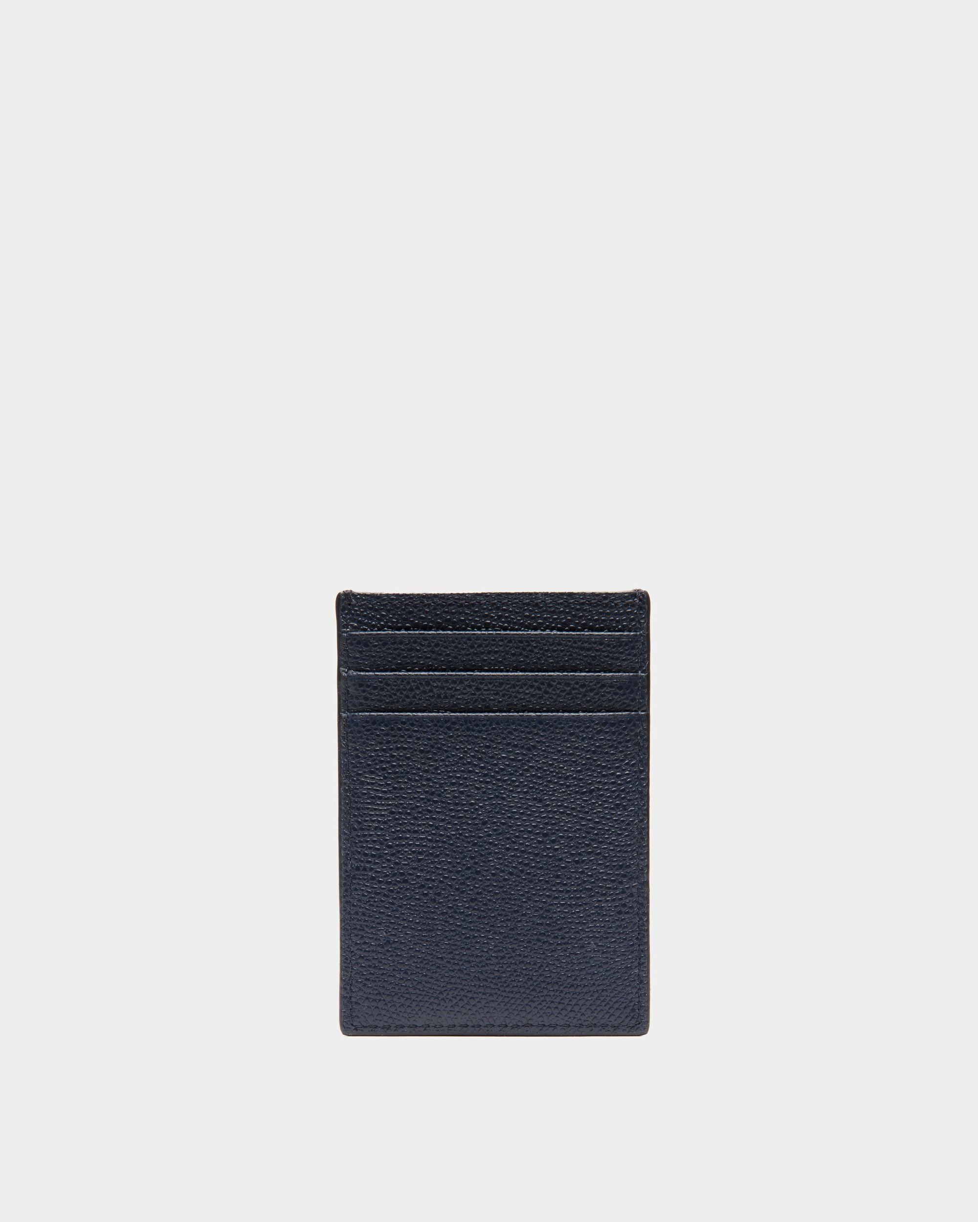 Tarjetero Flag De Piel Azul - Hombre - Bally - 02