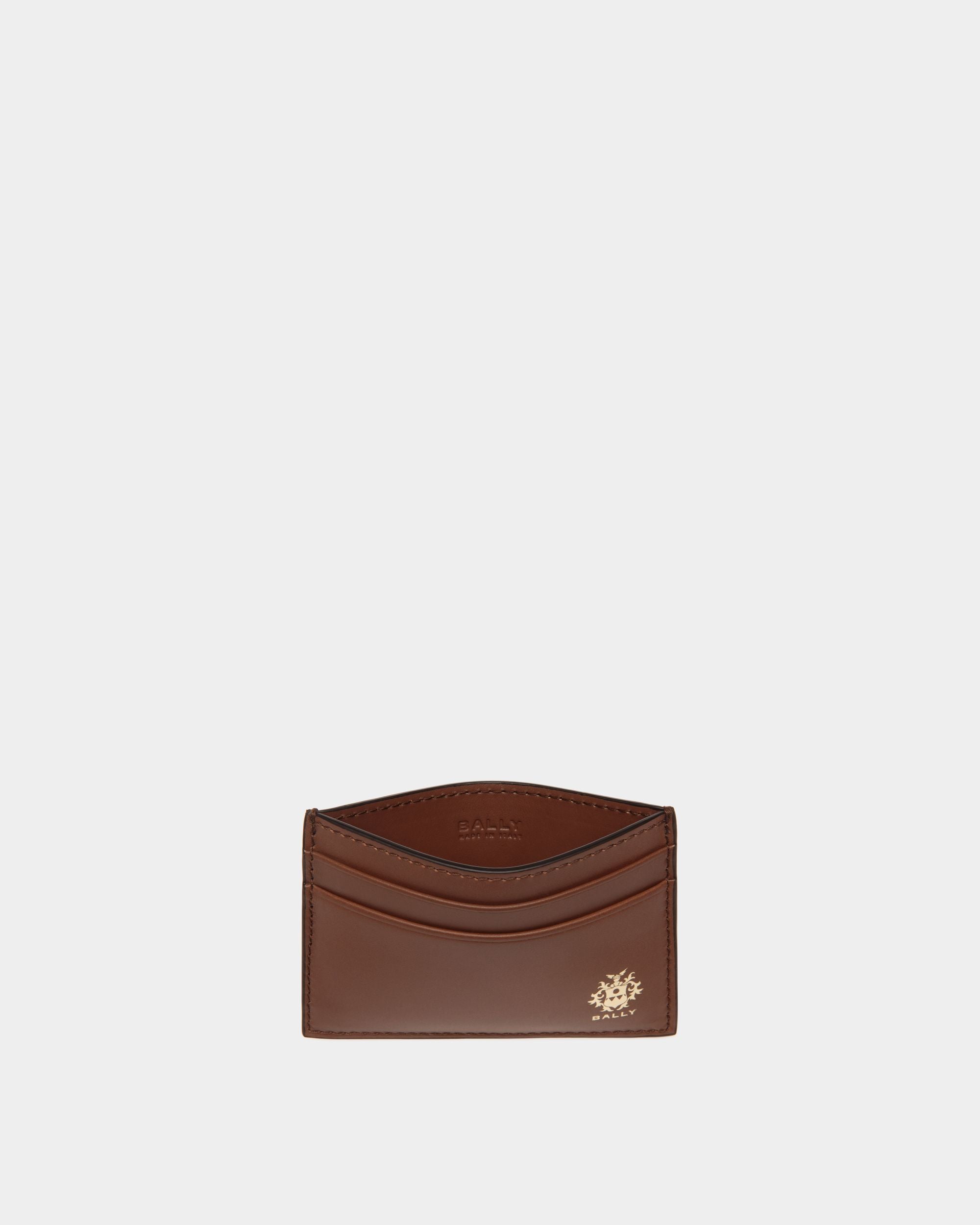Beckett Card Holder in Brown Leather - Hombre - Bally - 03
