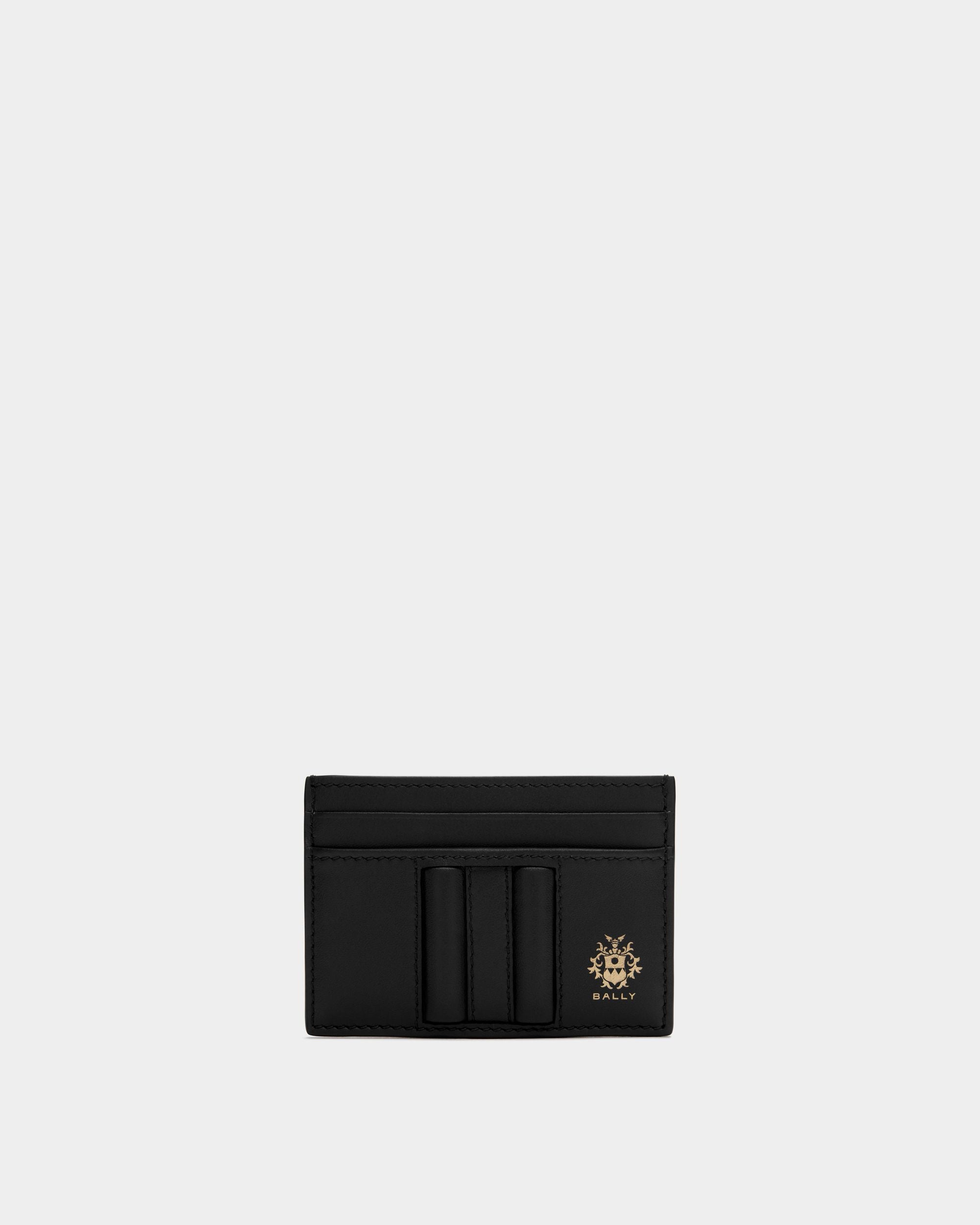 Beckett Card Holder in Black Leather - Men's - Bally - 01