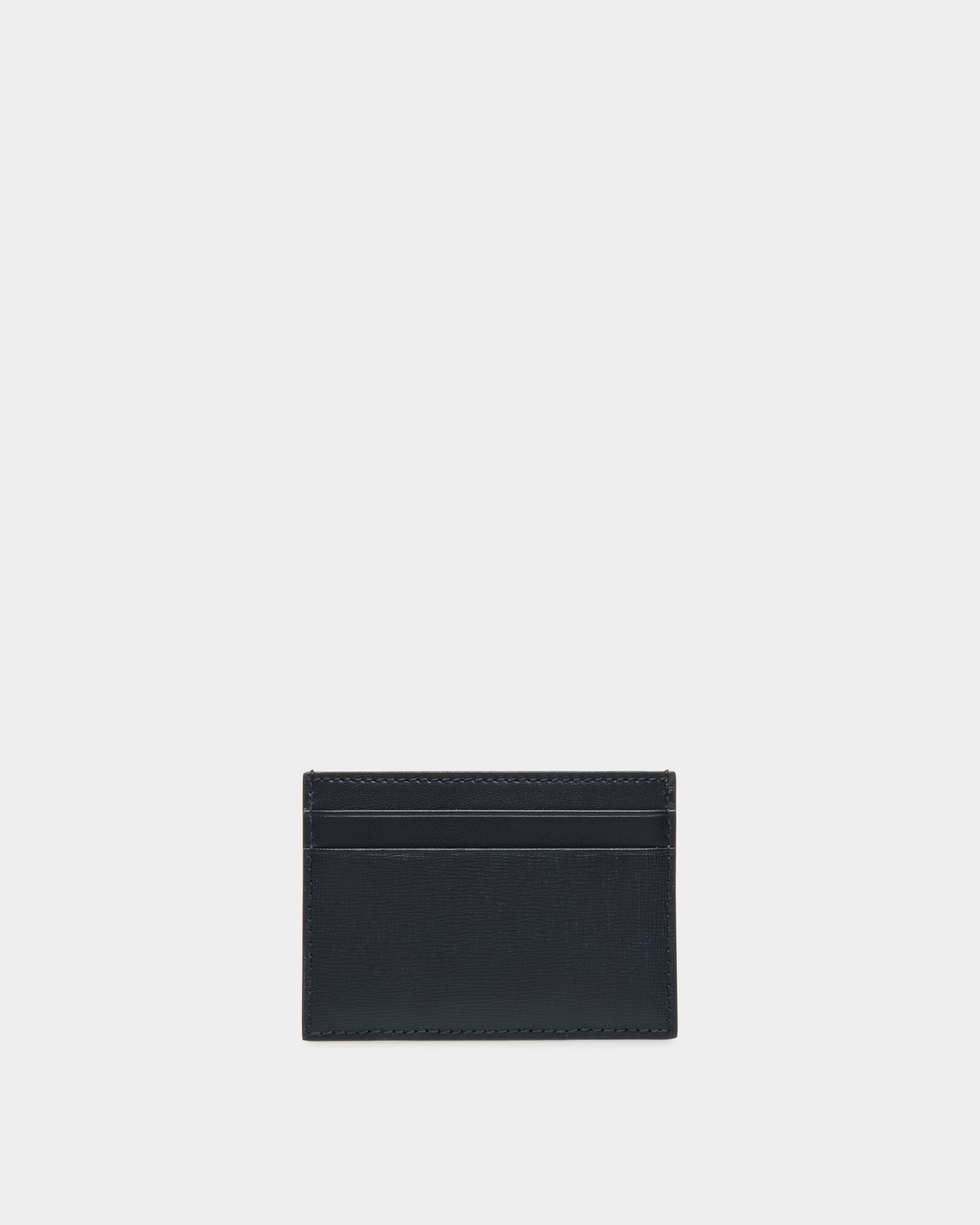 Tarjetero Mythos De Piel Reciclada Navy Blue - Hombre - Bally - 02