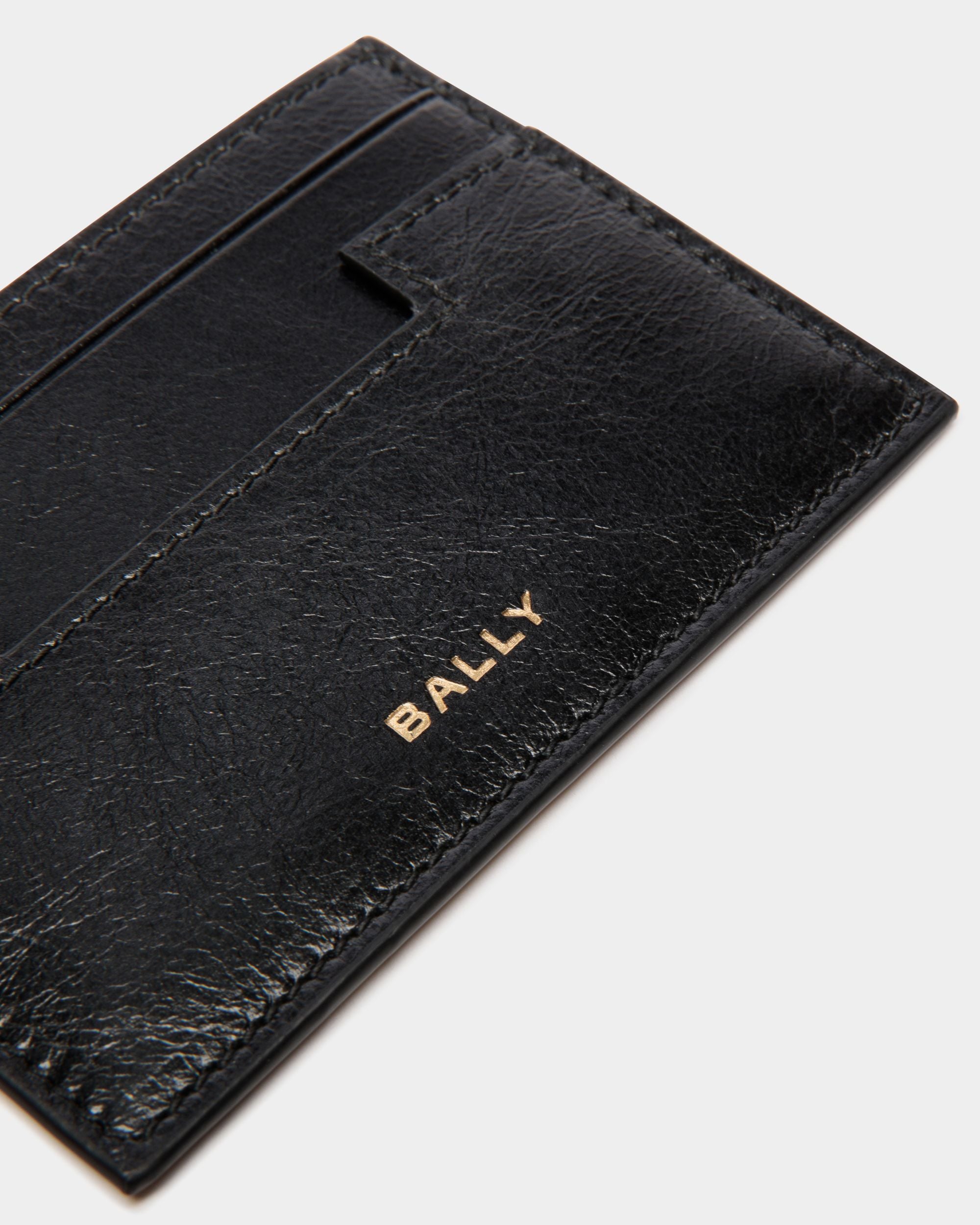 Easy Bally Card Holder In Black Leather - Men's - Bally - 03