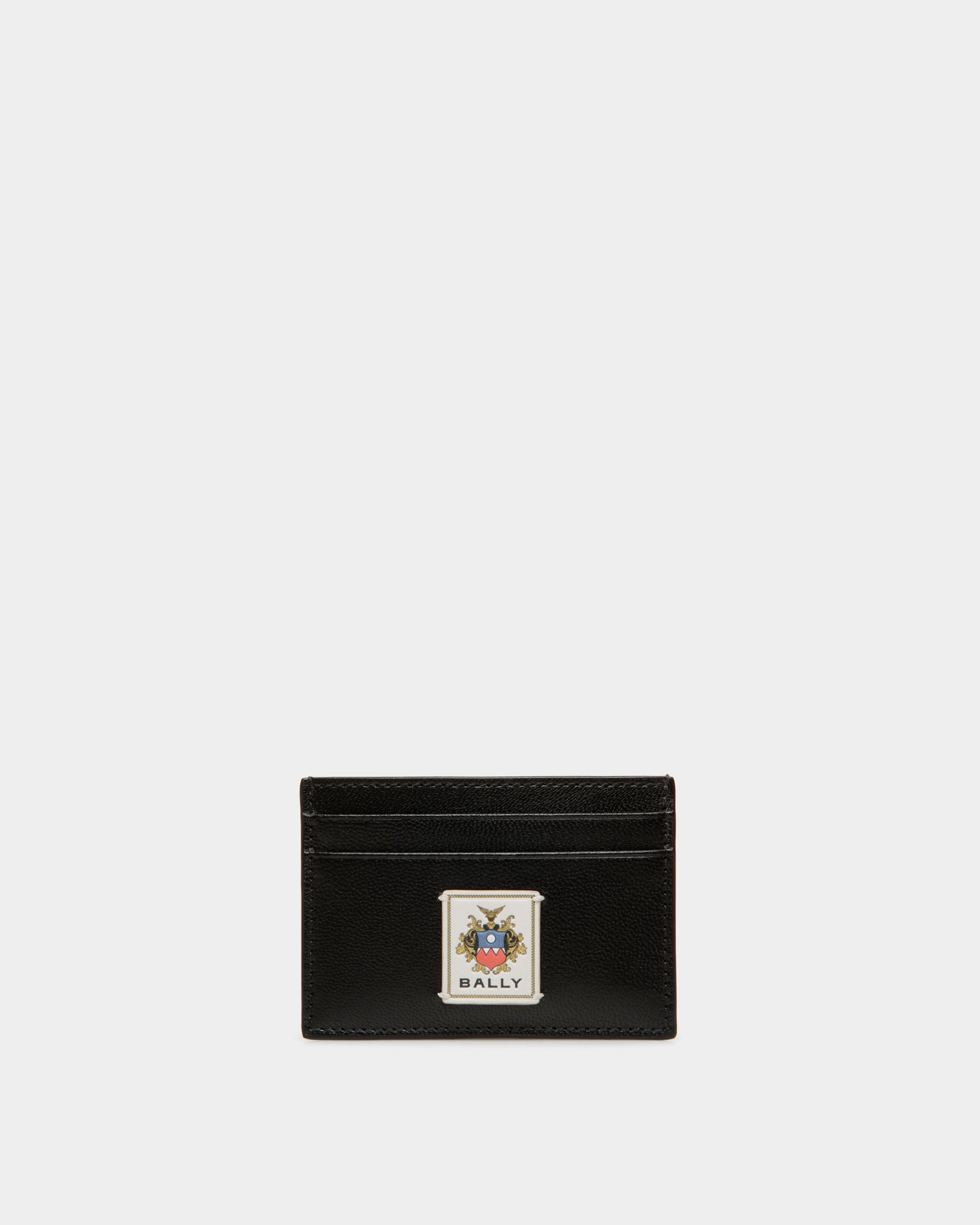 Easy Bally Card Holder In Black Leather - Men's - Bally - 01