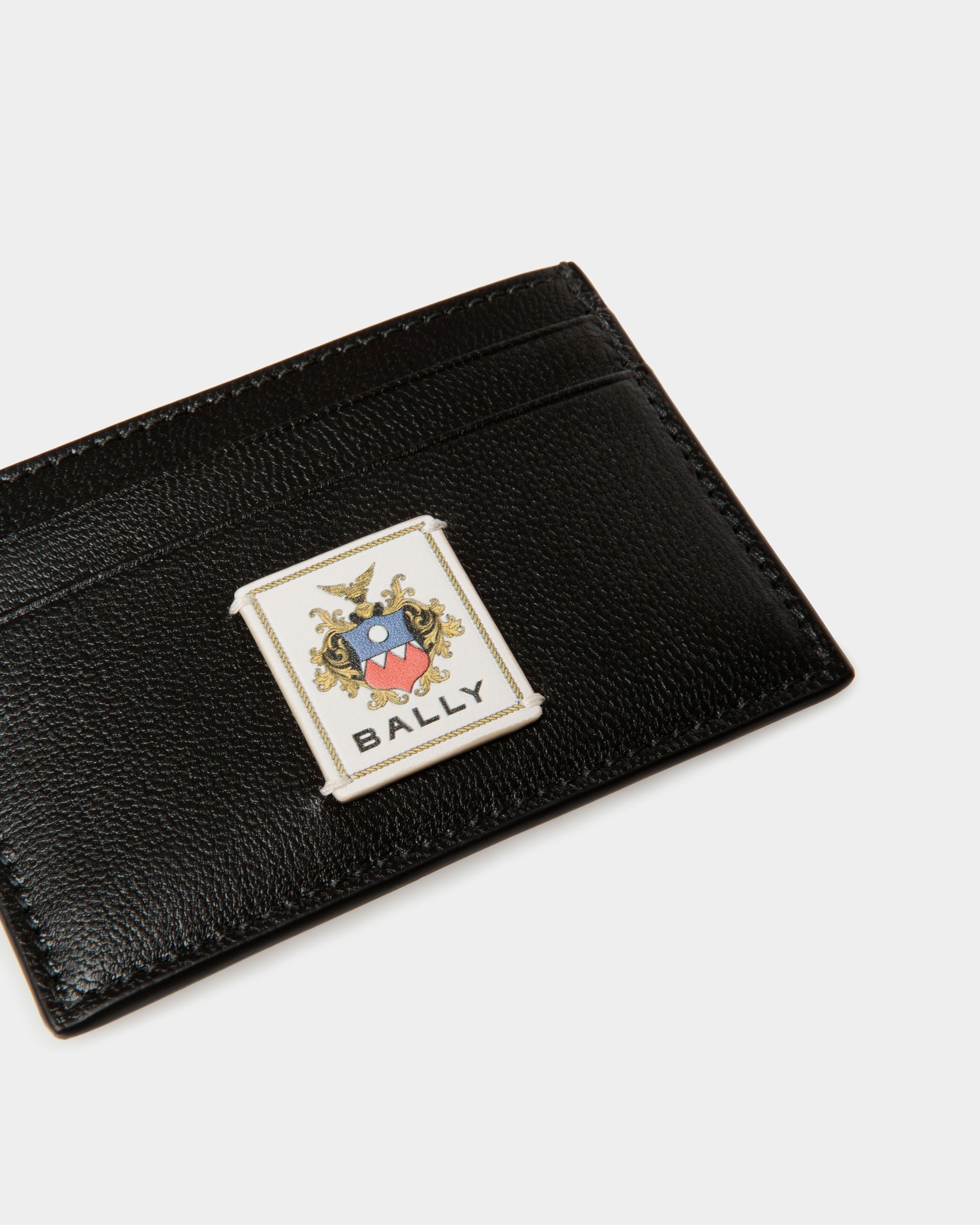 Easy Bally Card Holder In Black Leather - Men's - Bally - 04