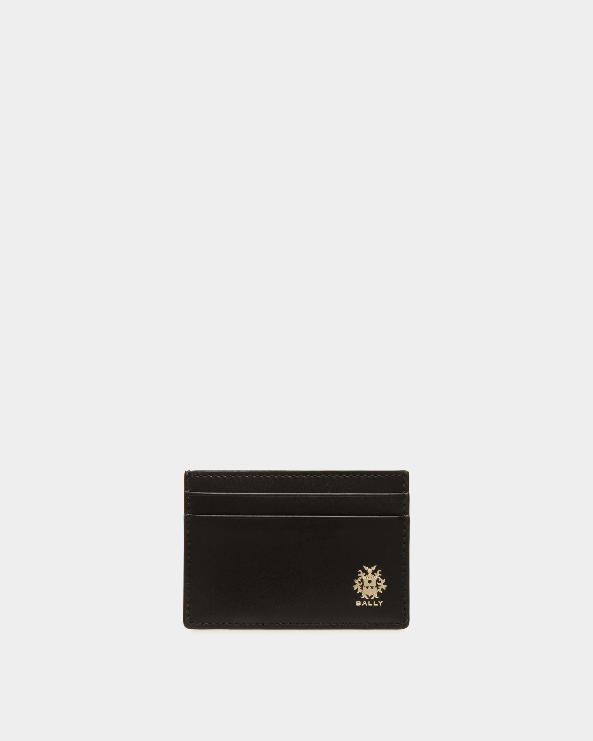 Beckett Card Holder in Black Leather - Men's - Bally - 01