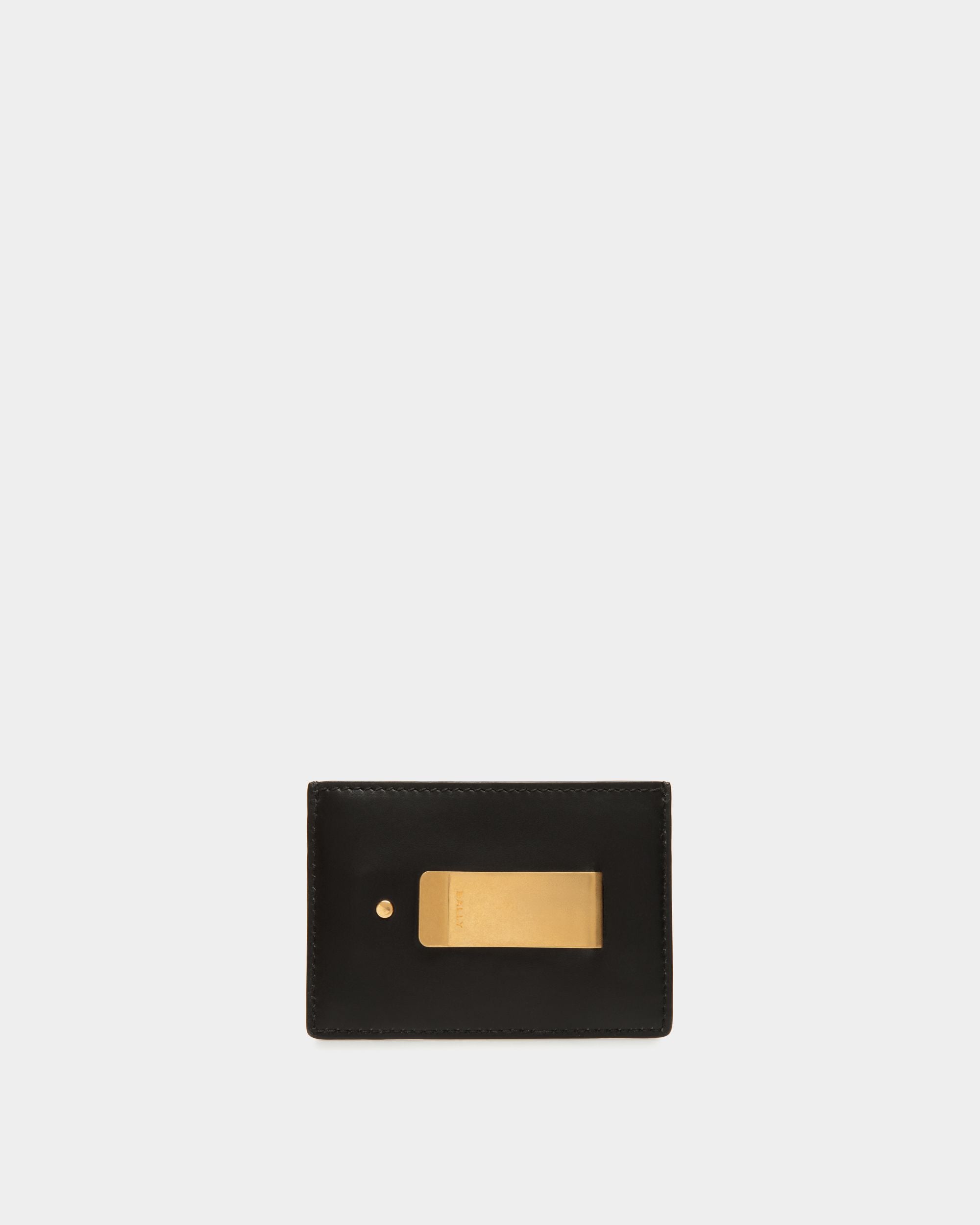 Beckett Card Holder in Black Leather - Men's - Bally - 02