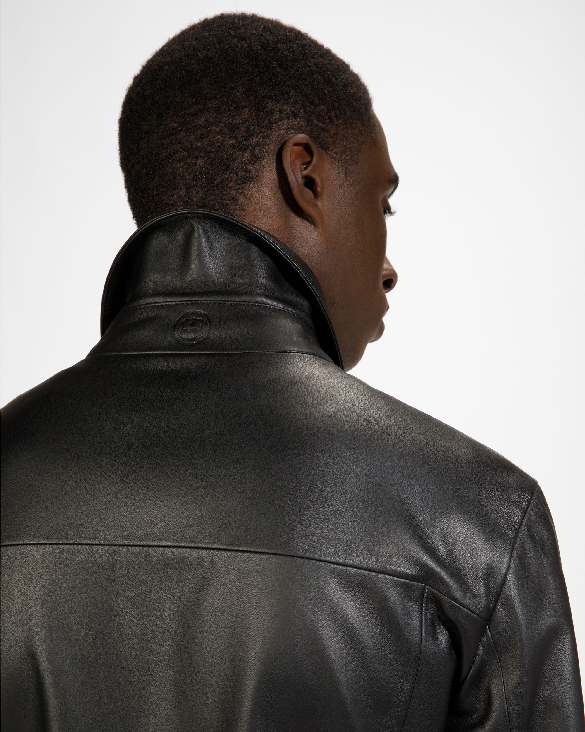 Chaqueta De Piel Con Bolsillos De Parche - Hombre - Bally - 04