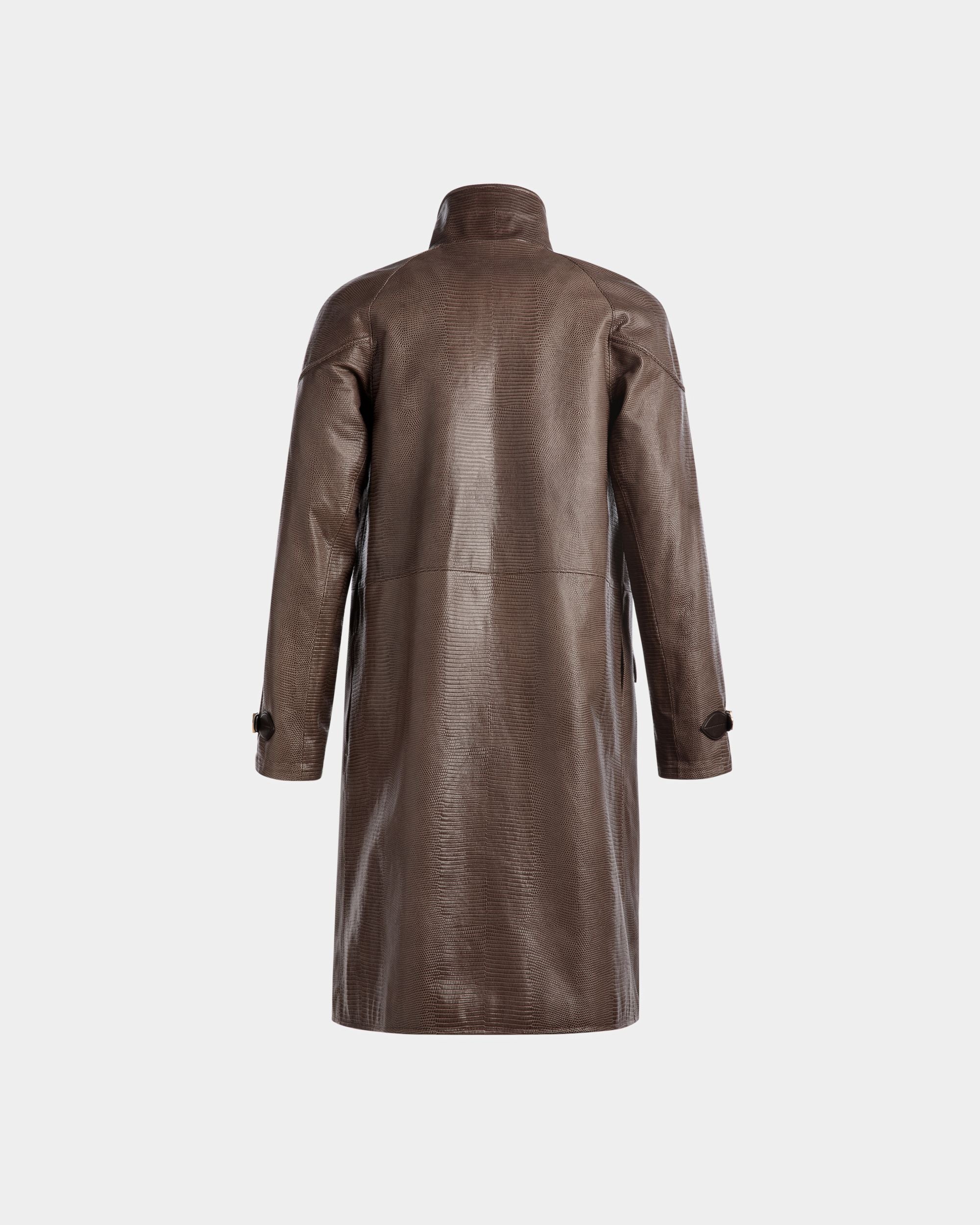 Gabán De Piel Gris - Hombre - Bally - 07
