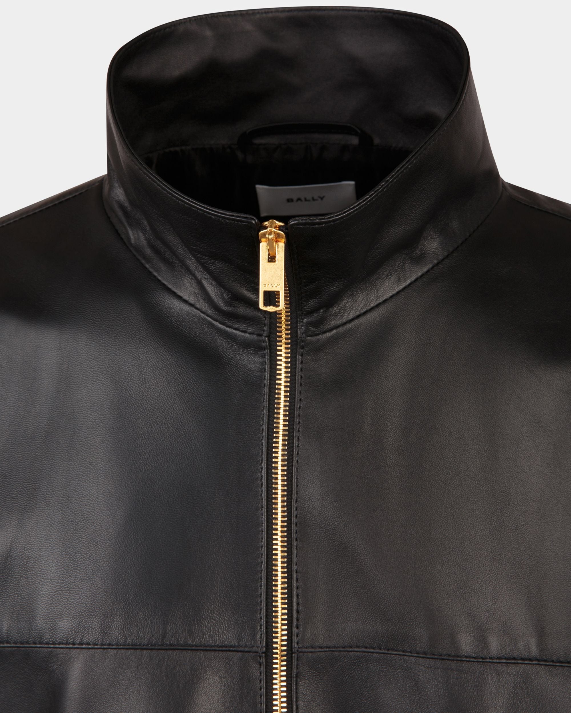 Cazadora De Piel En Negro - Hombre - Bally - 02