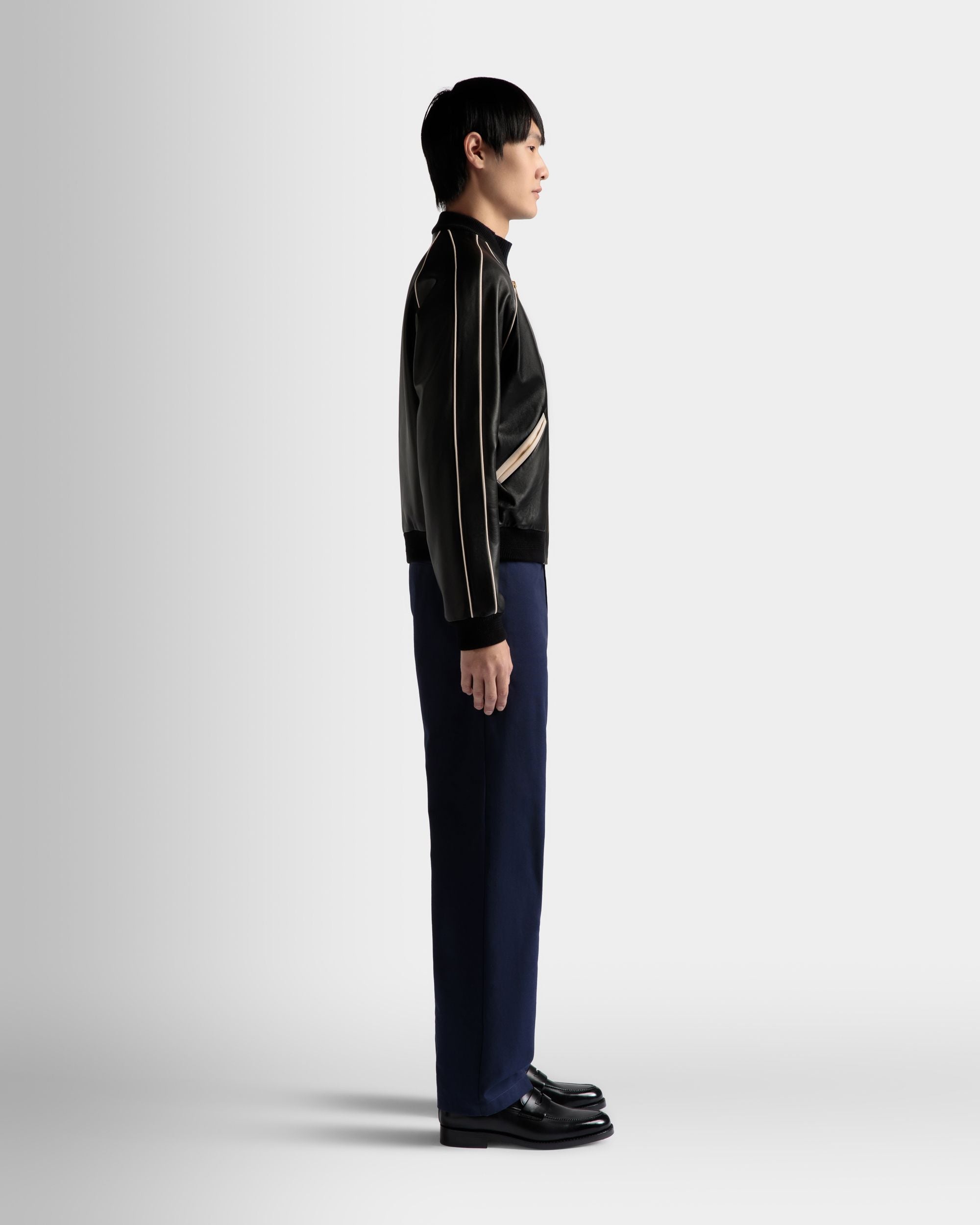Bómber De Piel En Negro - Hombre - Bally - 05