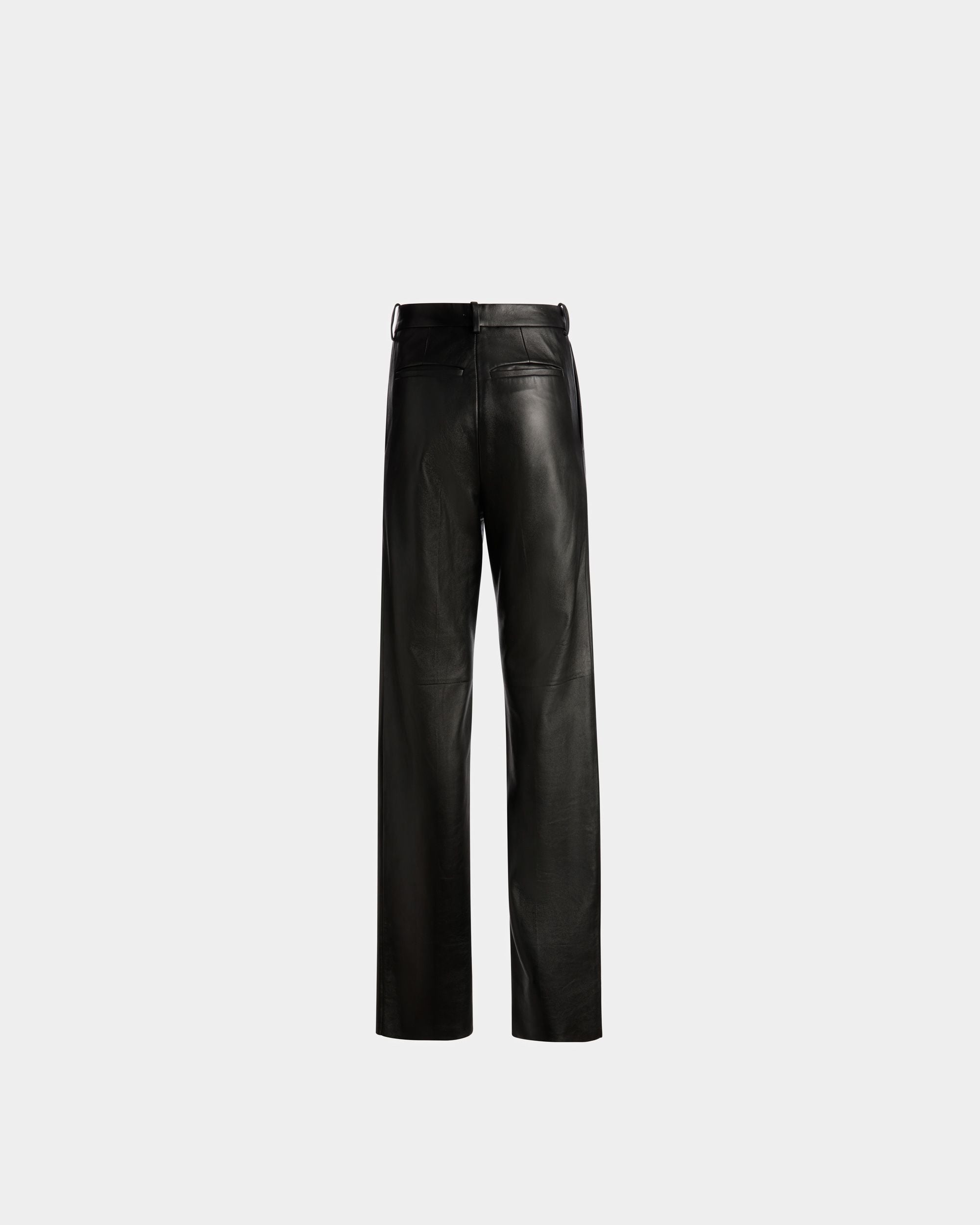 Pantalones De Piel De Piel Negra - Hombre - Bally - 07