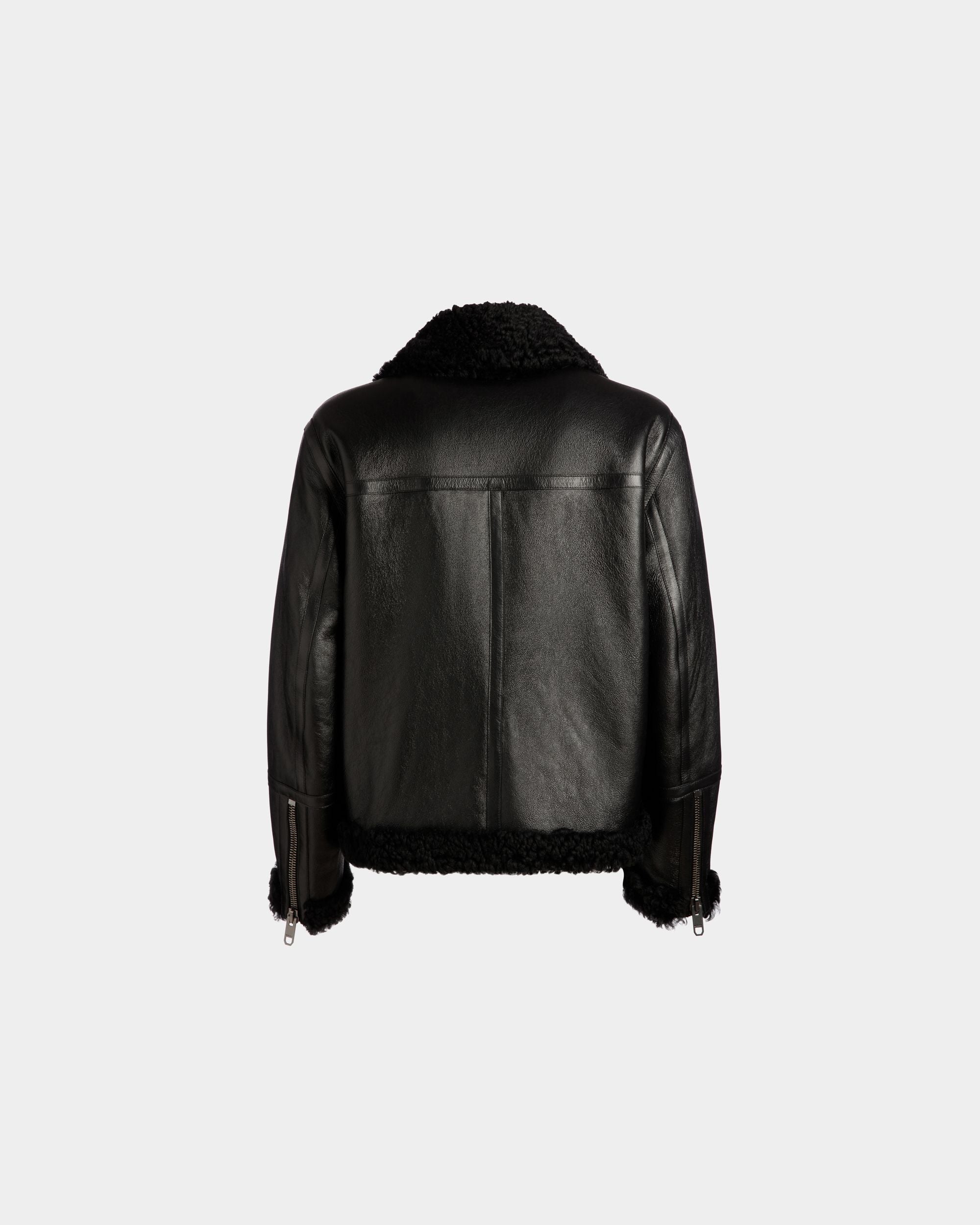 Adrien Brody Travel Collection Blouson In Black Leather - Men's - Bally - 07