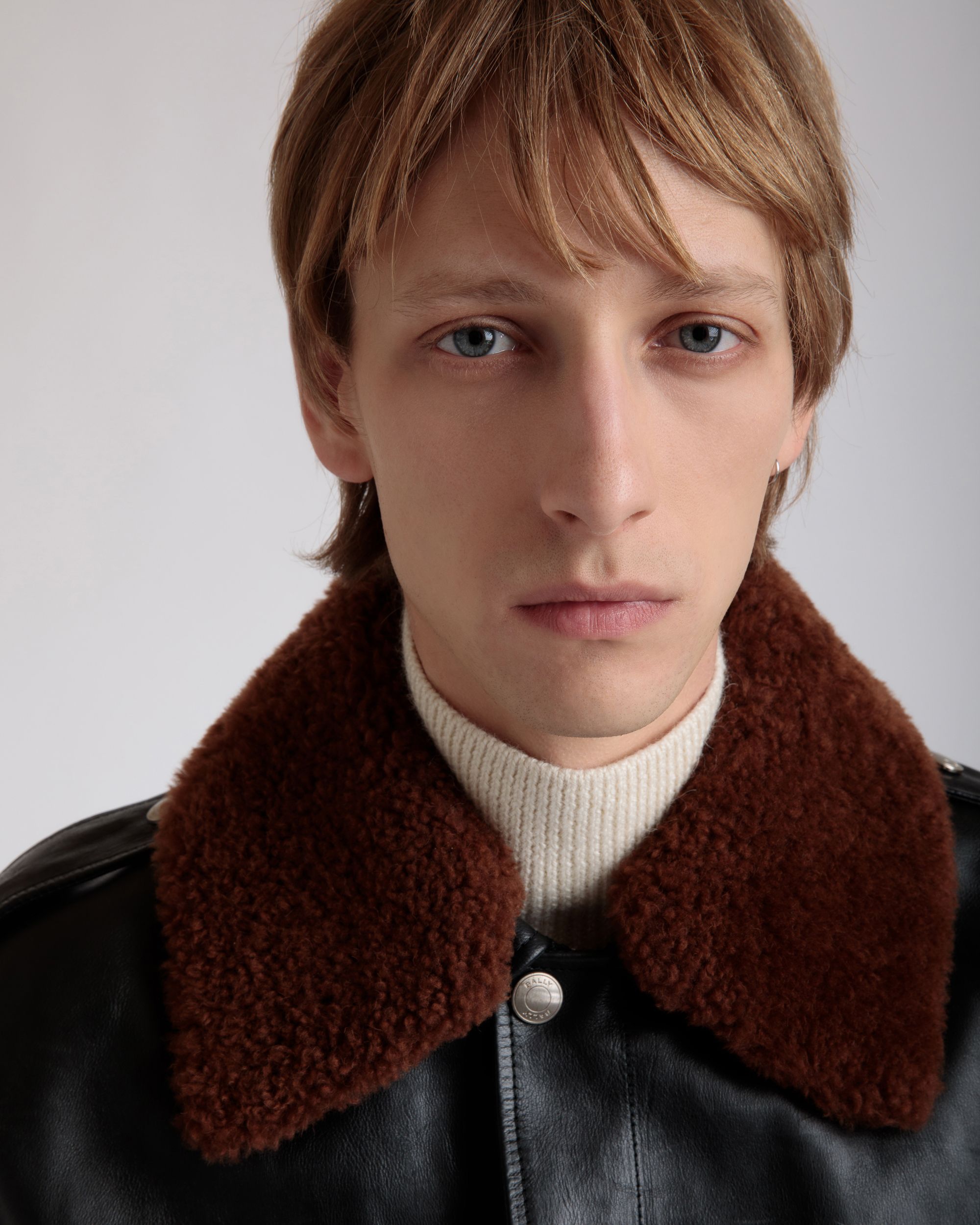 Aviator Jacket In Black Leather - Men's - Bally - 07
