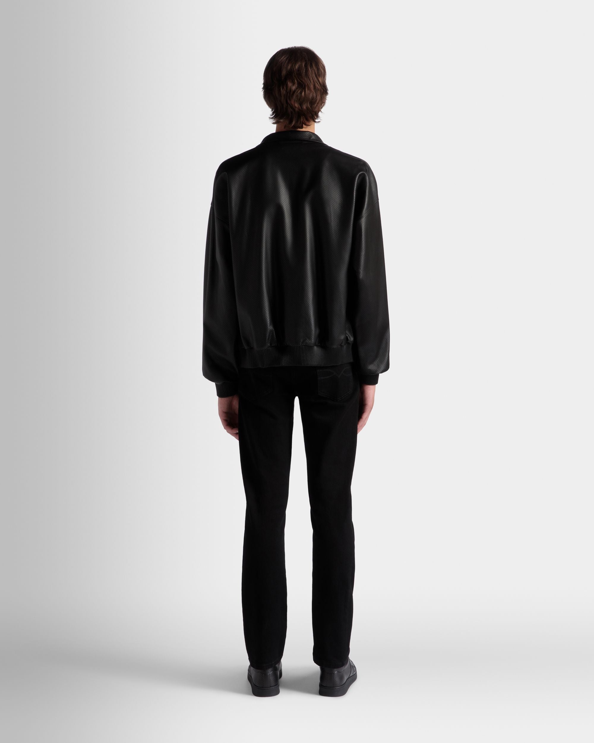 Adrien Brody Travel Collection Blouson In Black Leather - Men's - Bally - 06