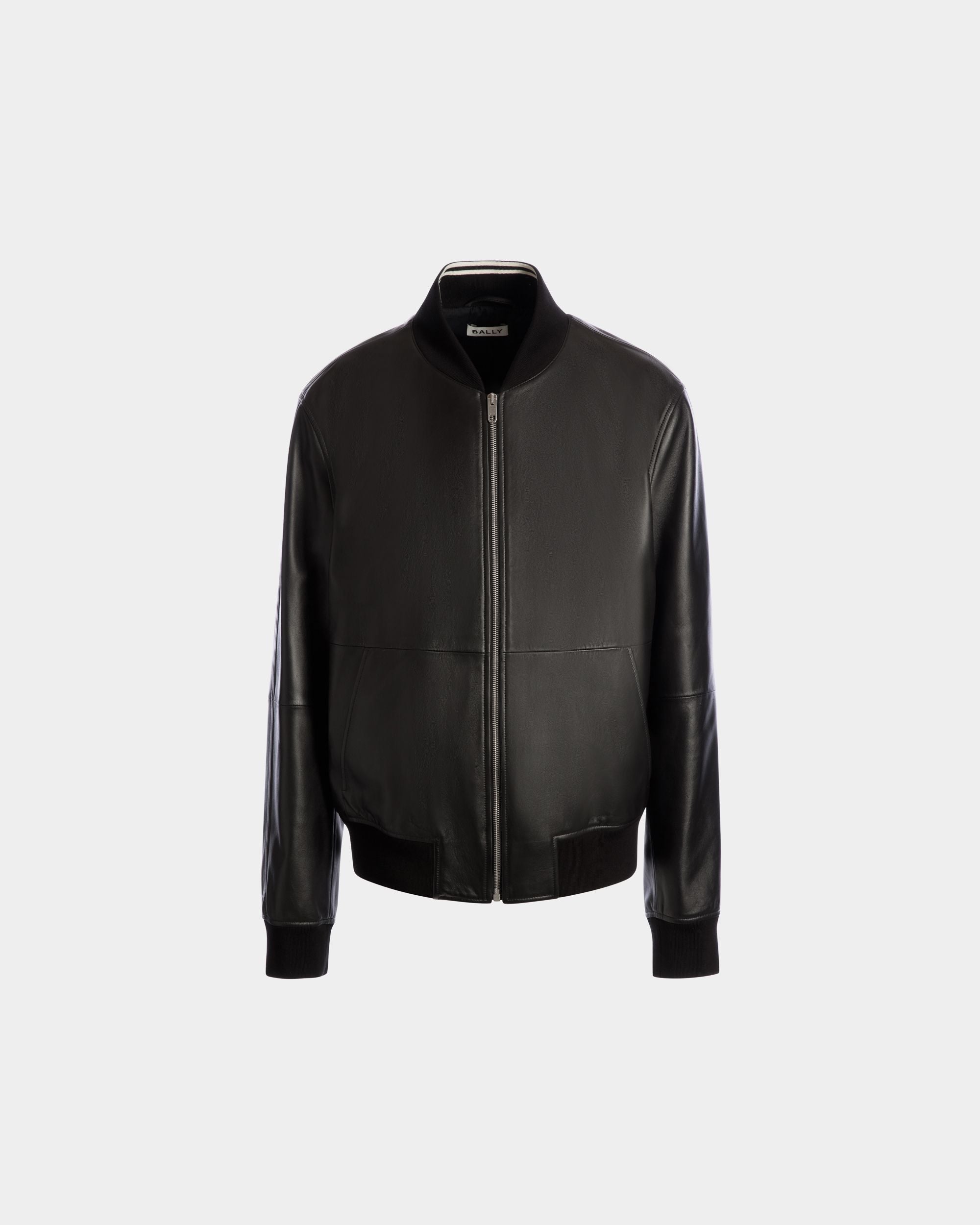 Bómber De Piel Negra - Hombre - Bally - 01