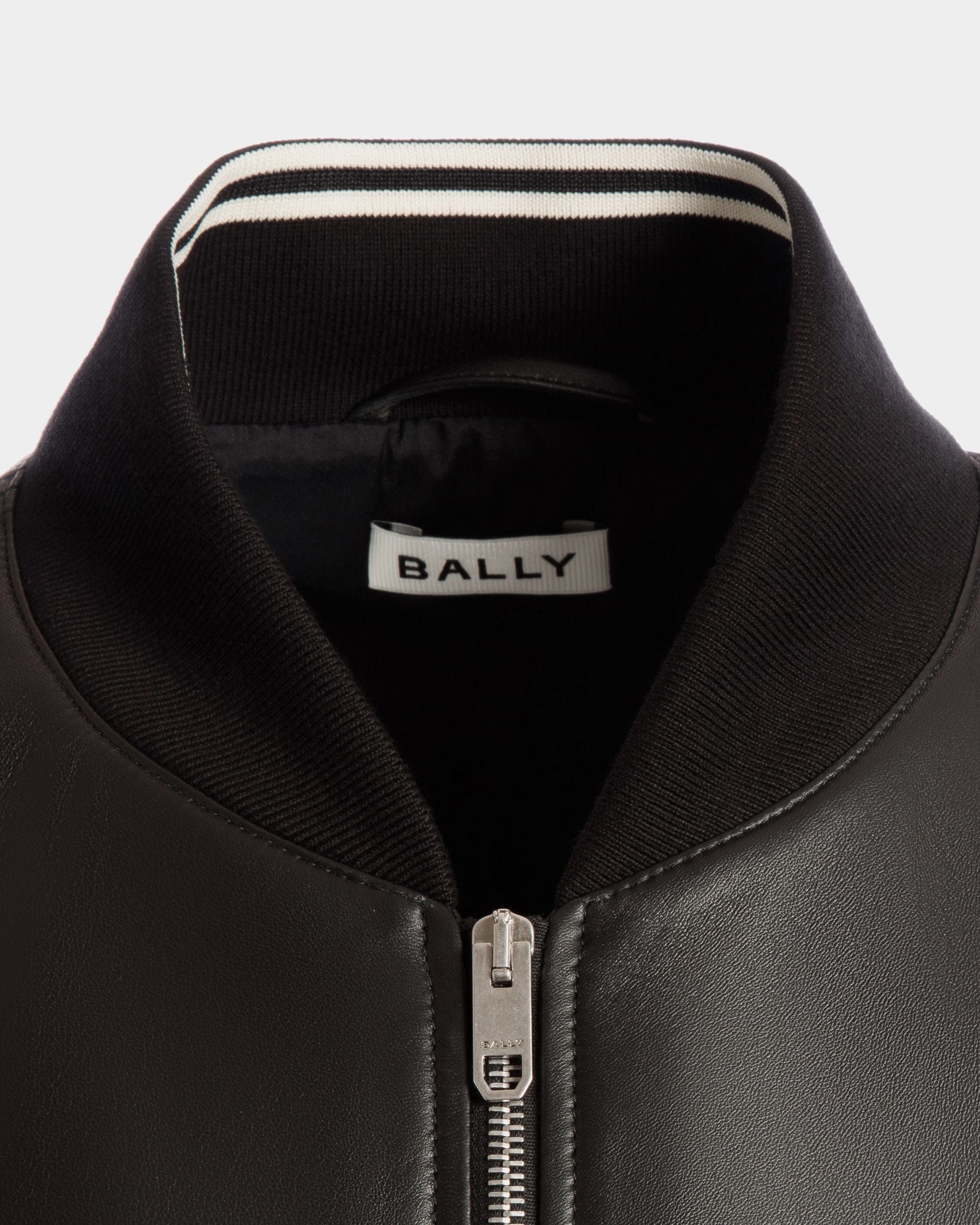 Bómber De Piel Negra - Hombre - Bally - 02