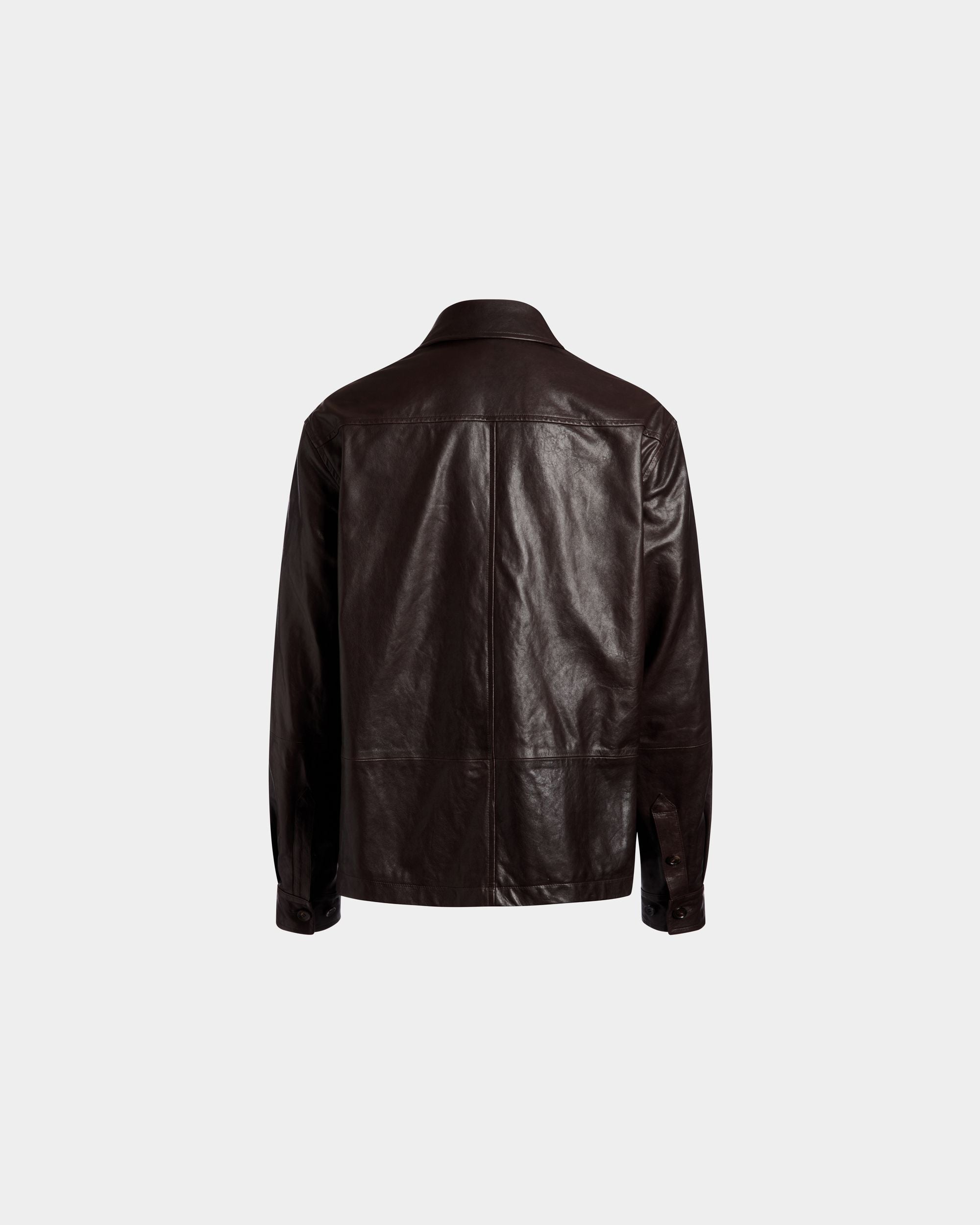 Saharan Jacket in Ebano Leather - Men's - Bally - 07