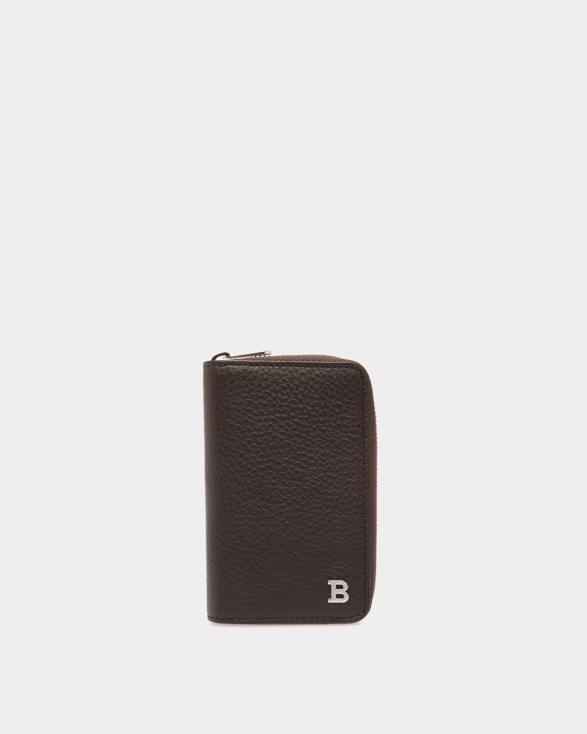 Keychains In Brown Leather - Men's - Bally - 01