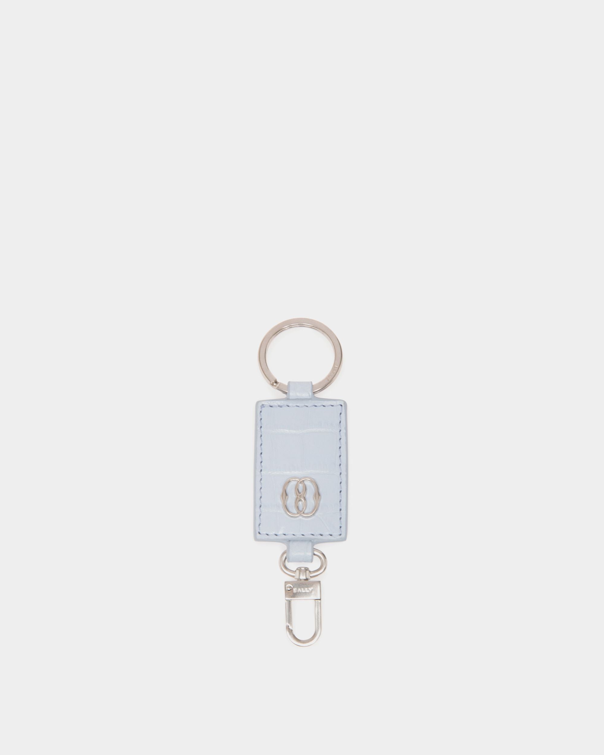 Banque Keychains In Blue Leather - Men's - Bally - 01