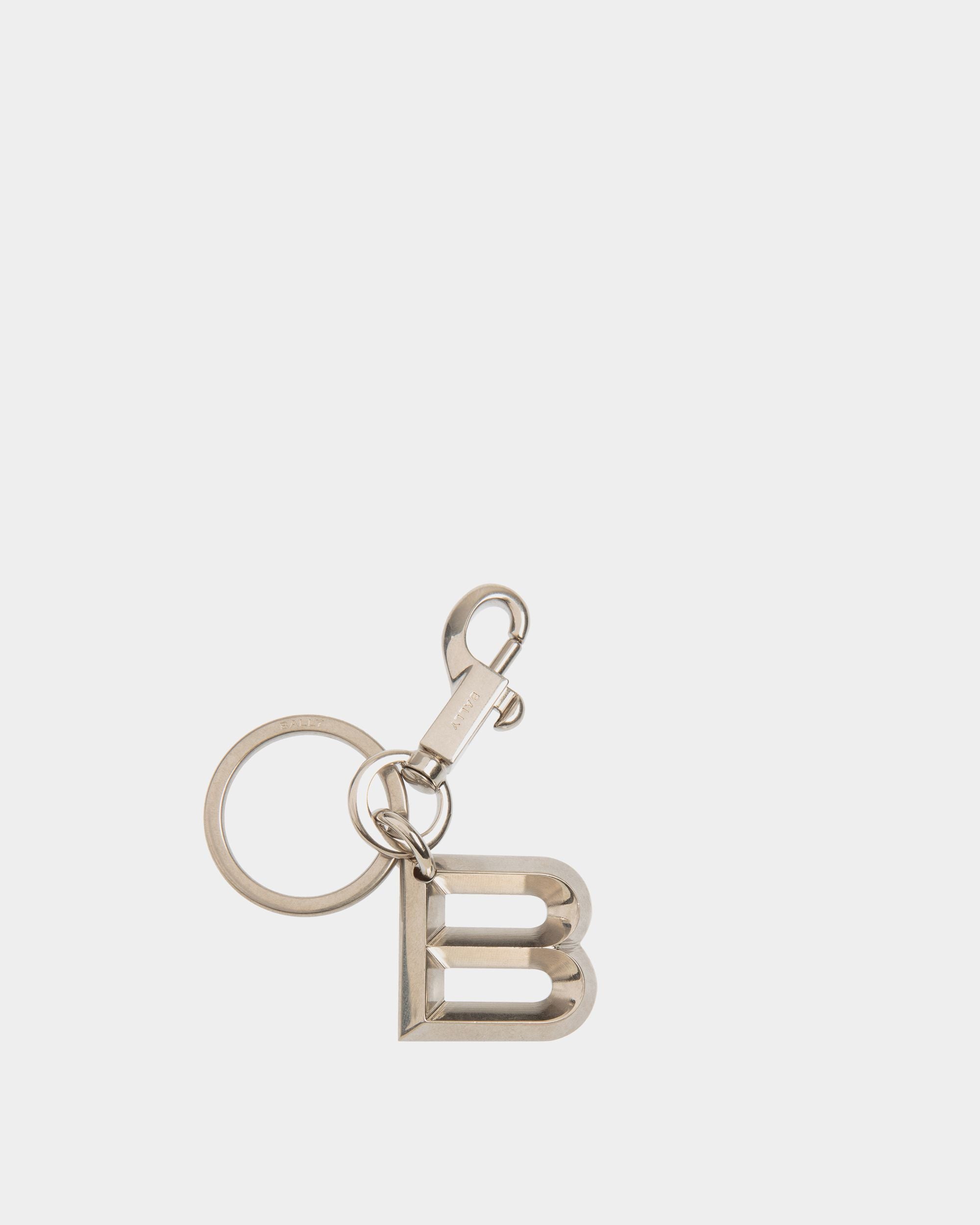 Key Holder In Silver Metal - Hombre - Bally - 01