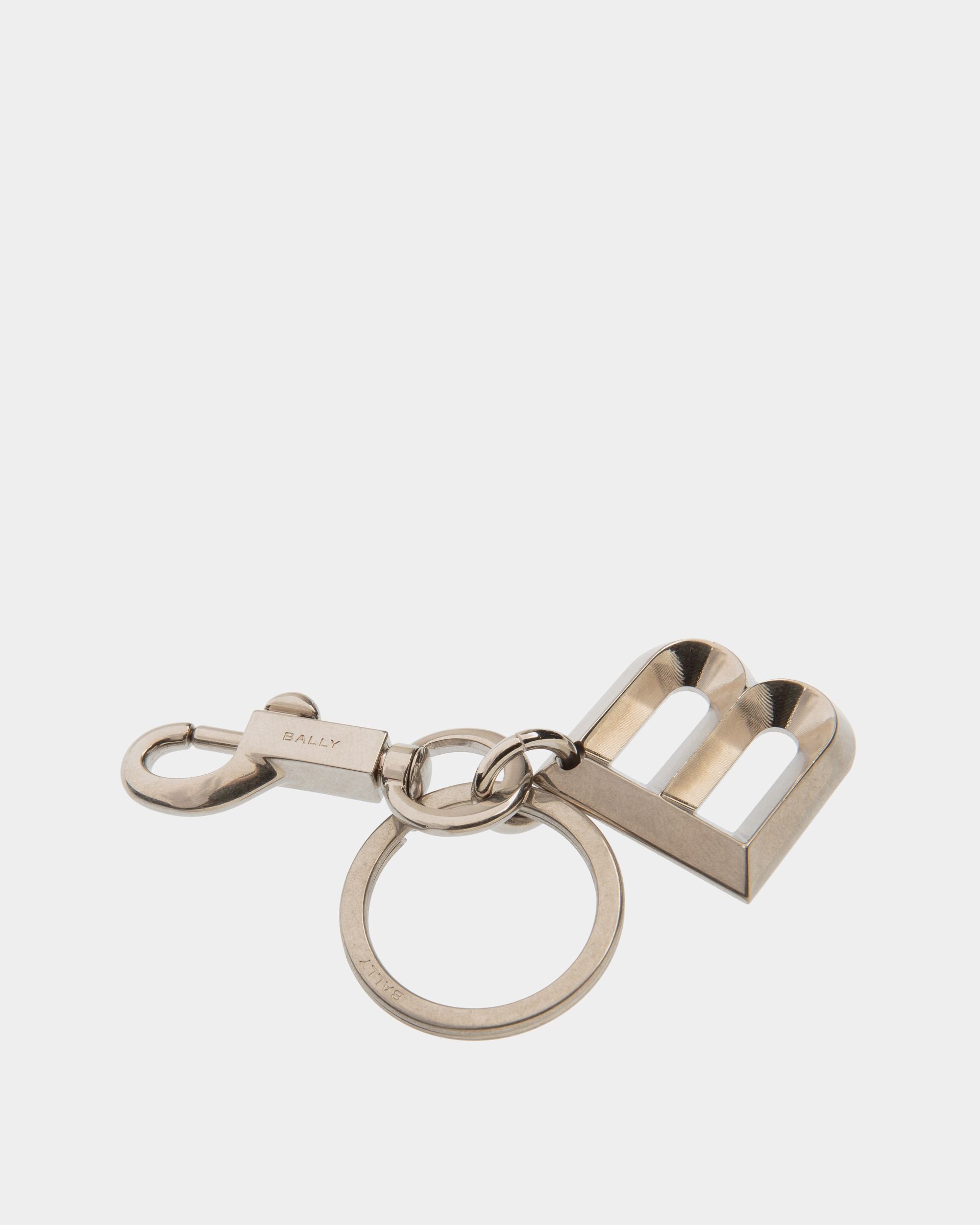 Key Holder In Silver Metal - Hombre - Bally - 03